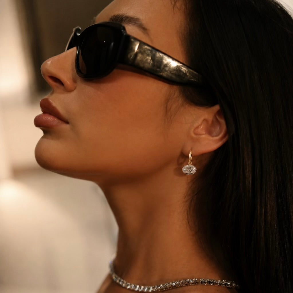 RHODE TWO TONE EARRINGS (Pre-Order, August 26)