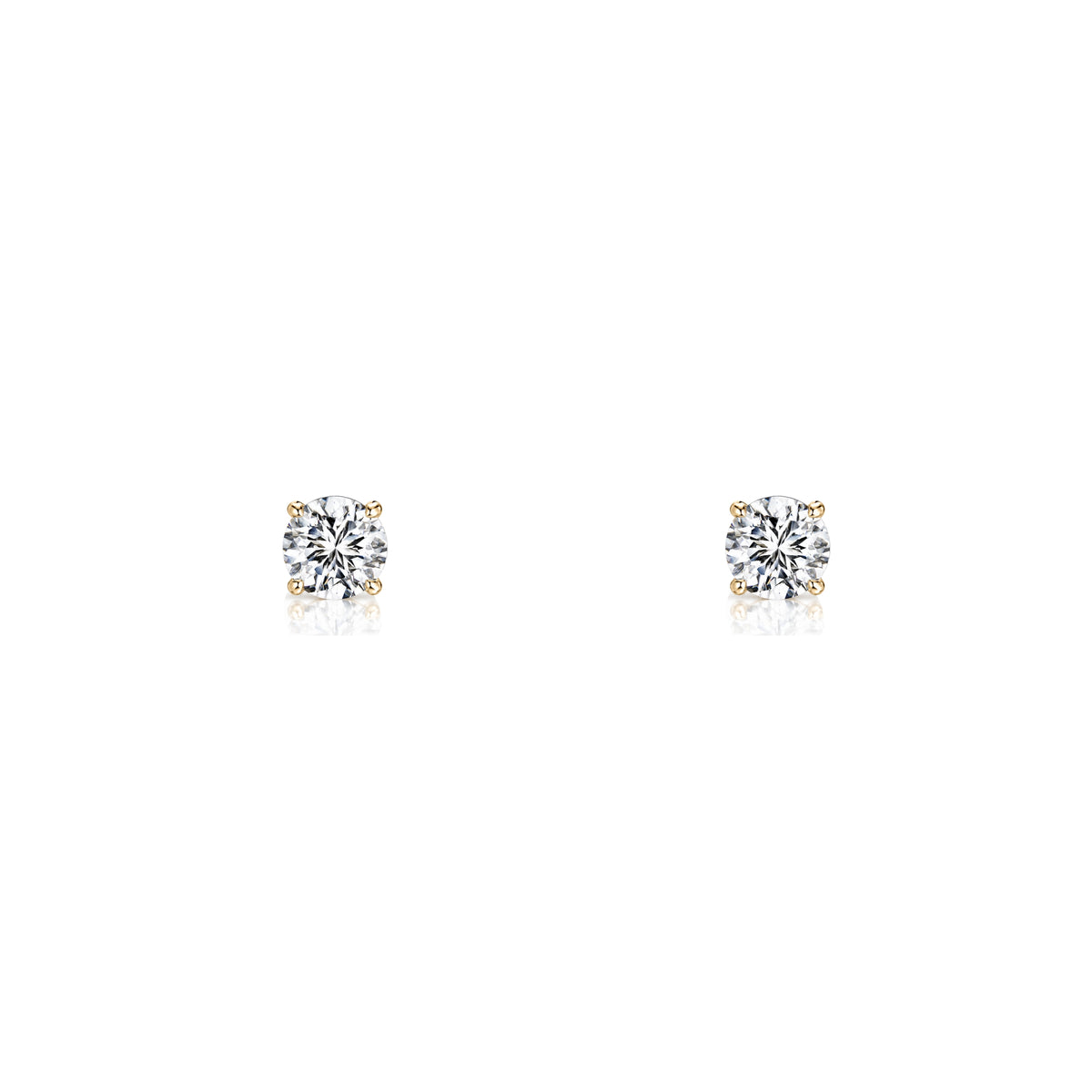 BABY CRYSTAL STUDS - GOLD