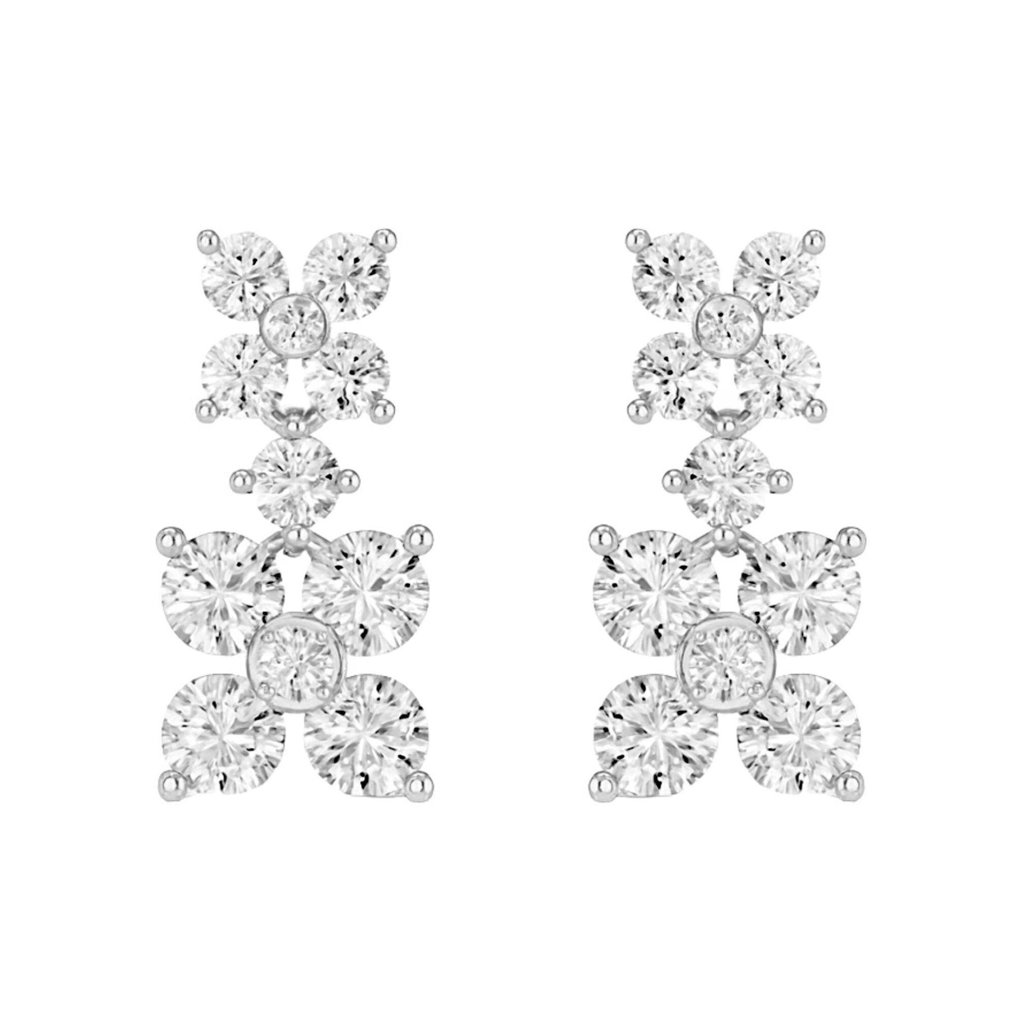 ALEXANDRA EARRINGS - SILVER - BLINGZ