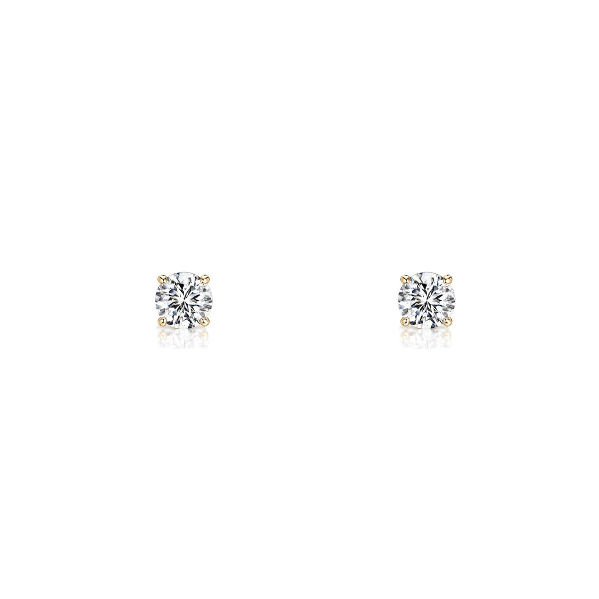 BABY CRYSTAL STUDS - GOLD - BLINGZ