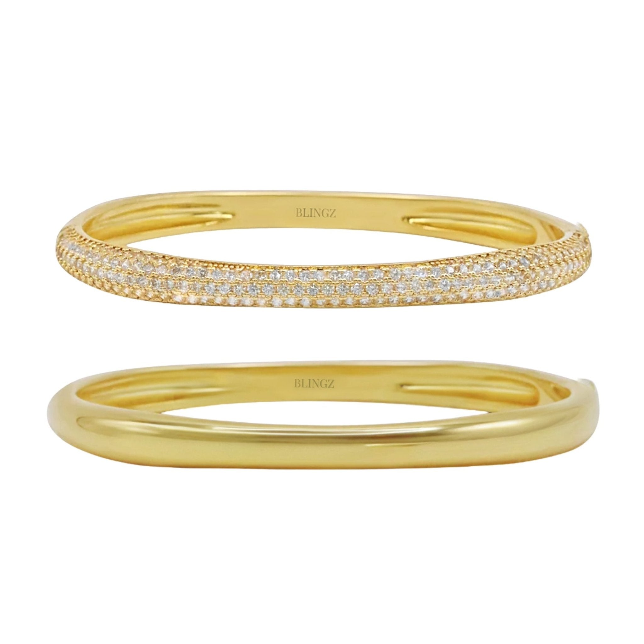 DANIELA BANGLE SET - GOLD - BLINGZ