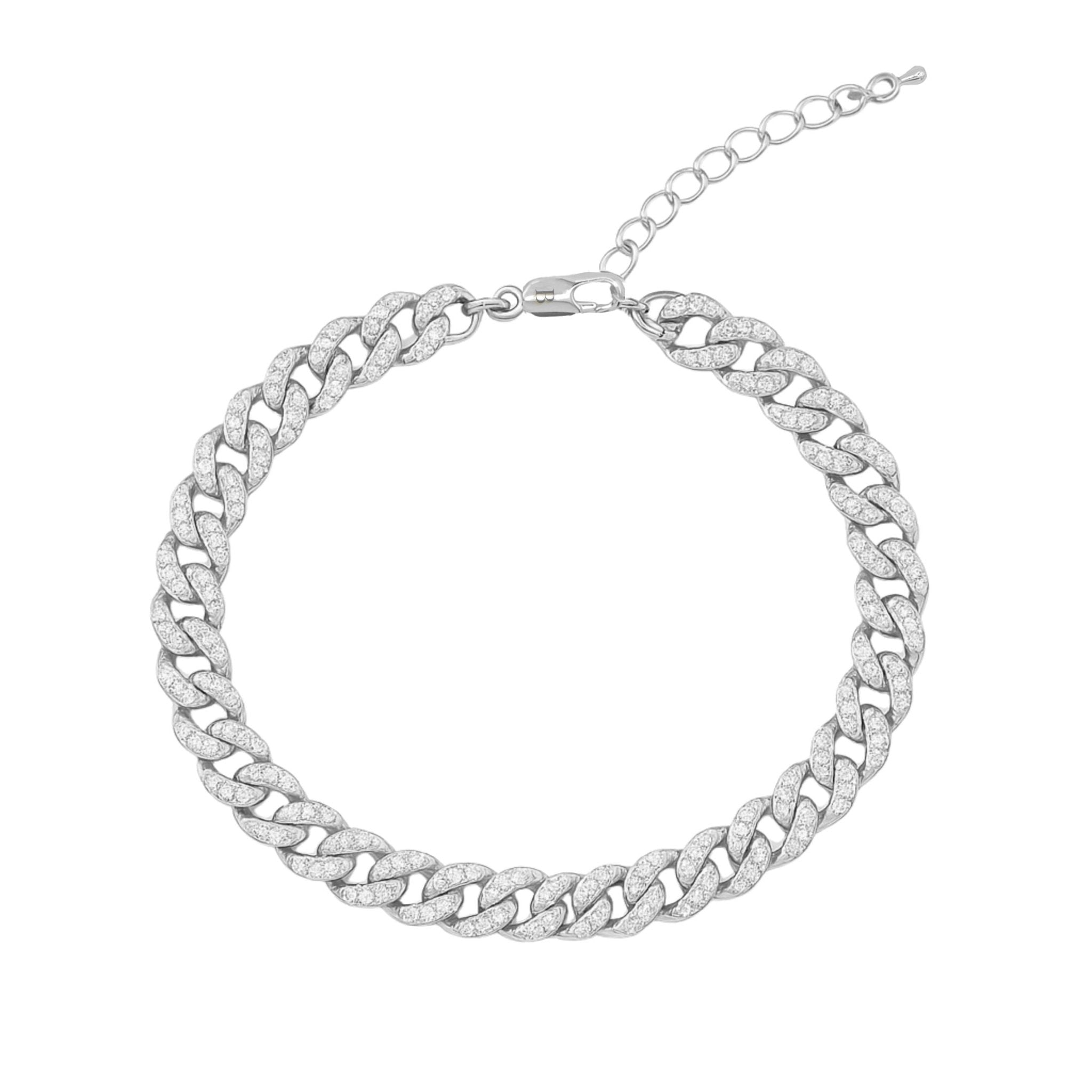 DONATELLA ANKLET - SILVER - BLINGZ