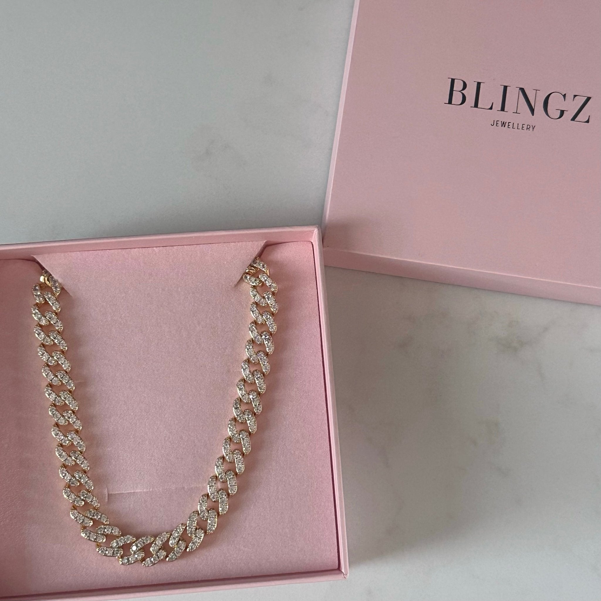 DONATELLA NECKLACE - GOLD - BLINGZ