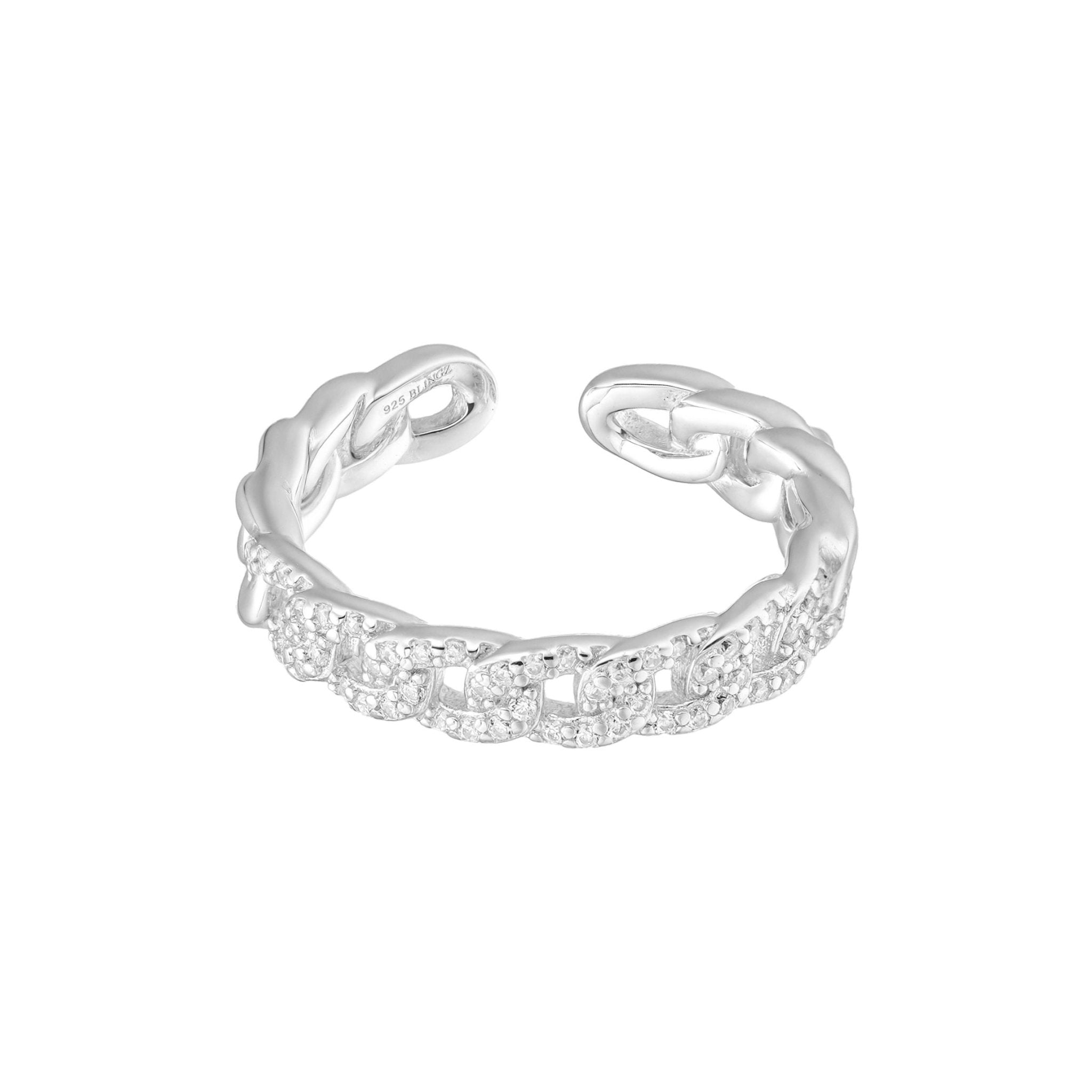 DONATELLA PINKY RING/TOE RING - SILVER - BLINGZ