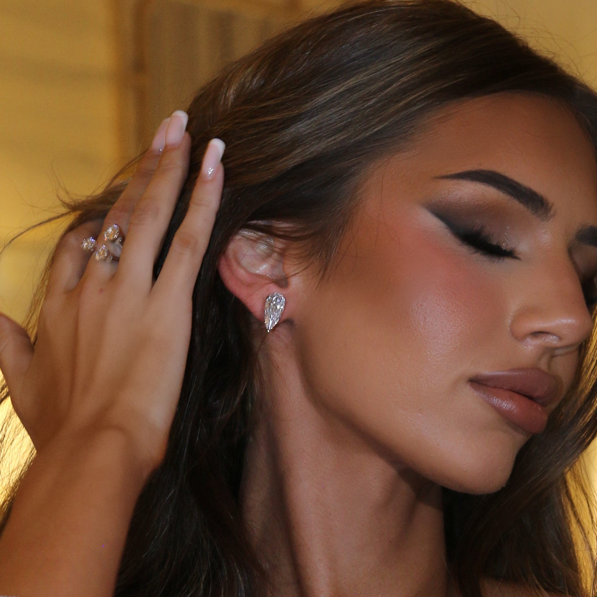 HAILEY STUDS - SILVER (PRE-ORDER JULY 11) - BLINGZ