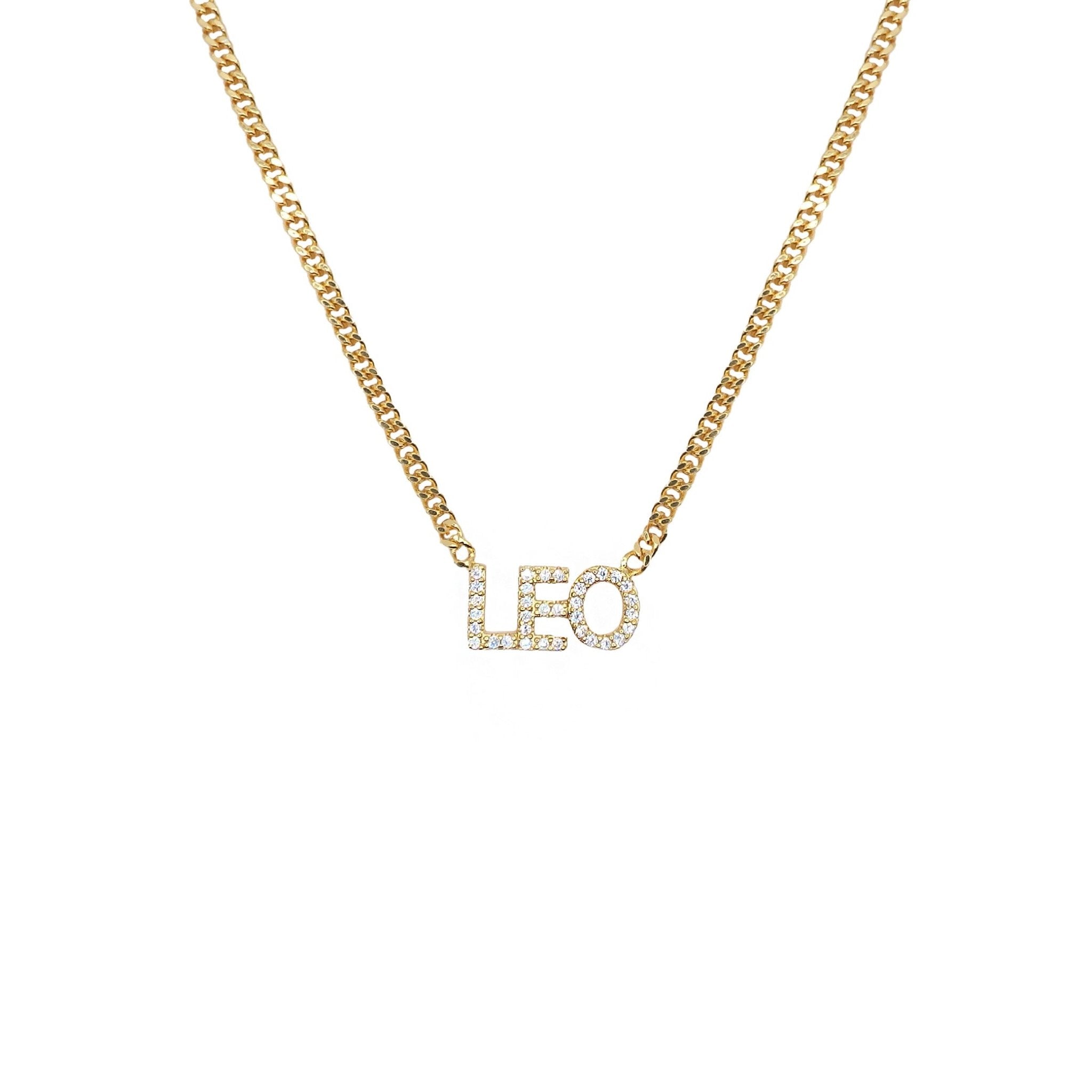ICED ZODIAC NECKLACE - BLINGZ