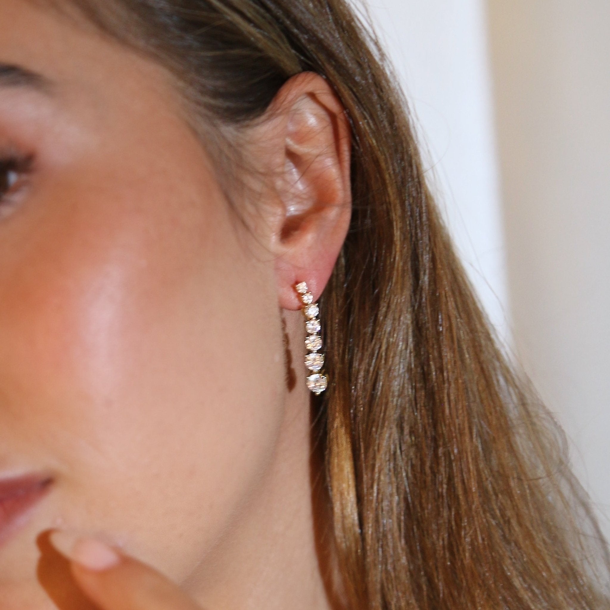 JELENA EARRINGS - GOLD - BLINGZ