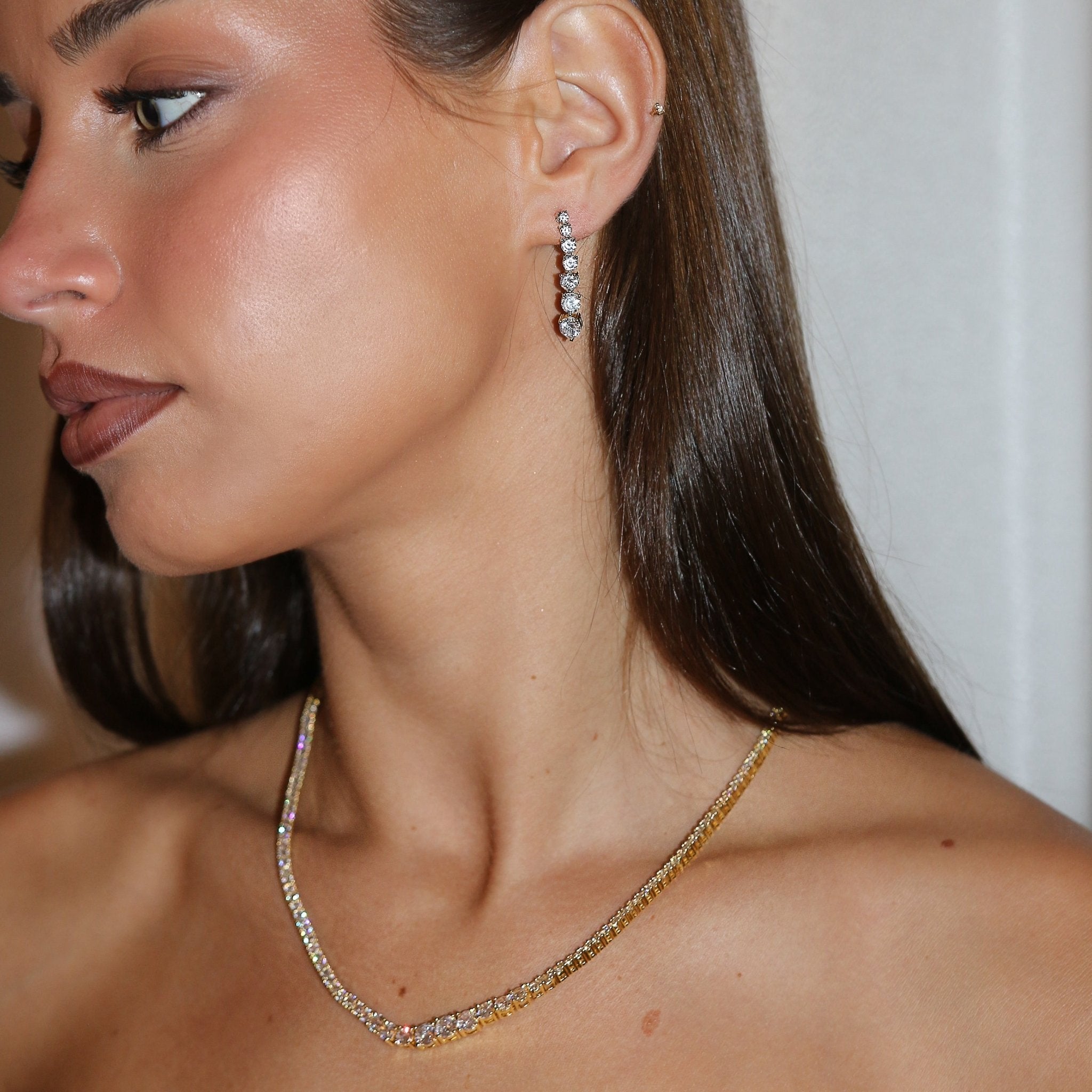 JELENA EARRINGS - GOLD - BLINGZ