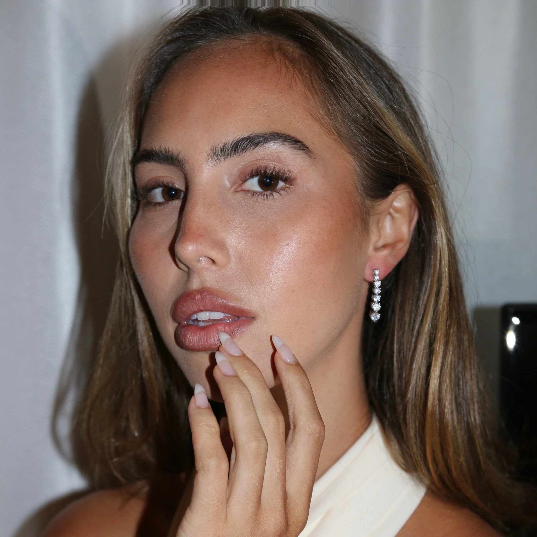 JELENA EARRINGS - SILVER - BLINGZ