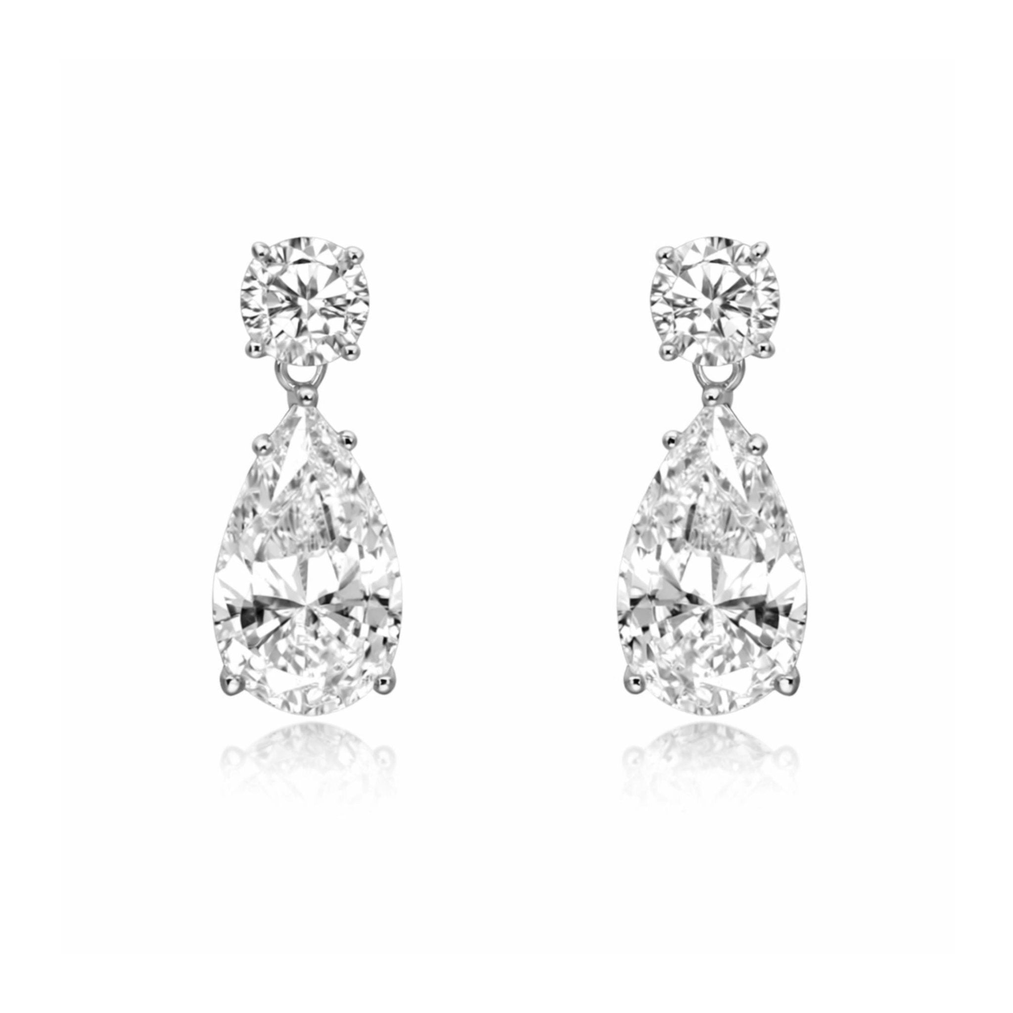 KATE EARRINGS - SILVER - BLINGZ