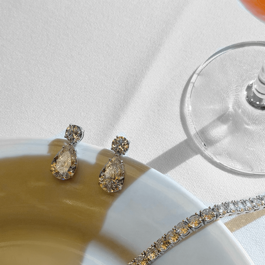 KATE EARRINGS - SILVER - BLINGZ