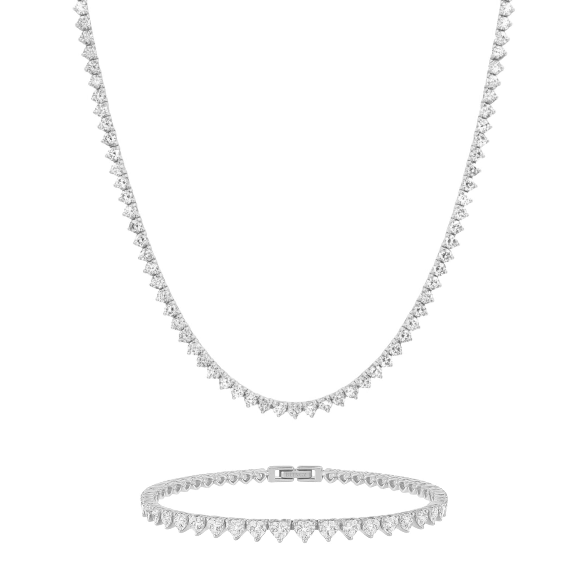 MISS APHRODITE SET - SILVER - BLINGZ
