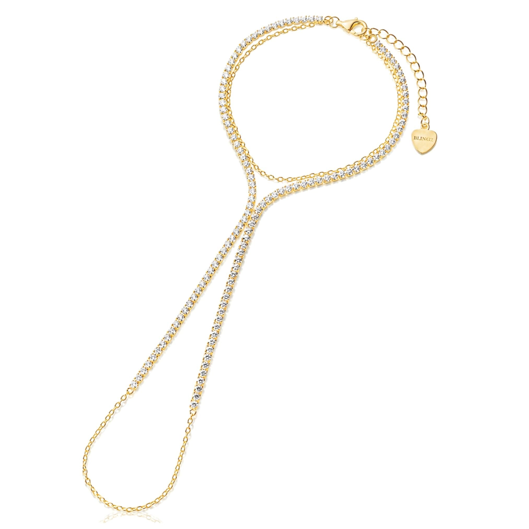NADINE HAND CHAIN - GOLD - BLINGZ