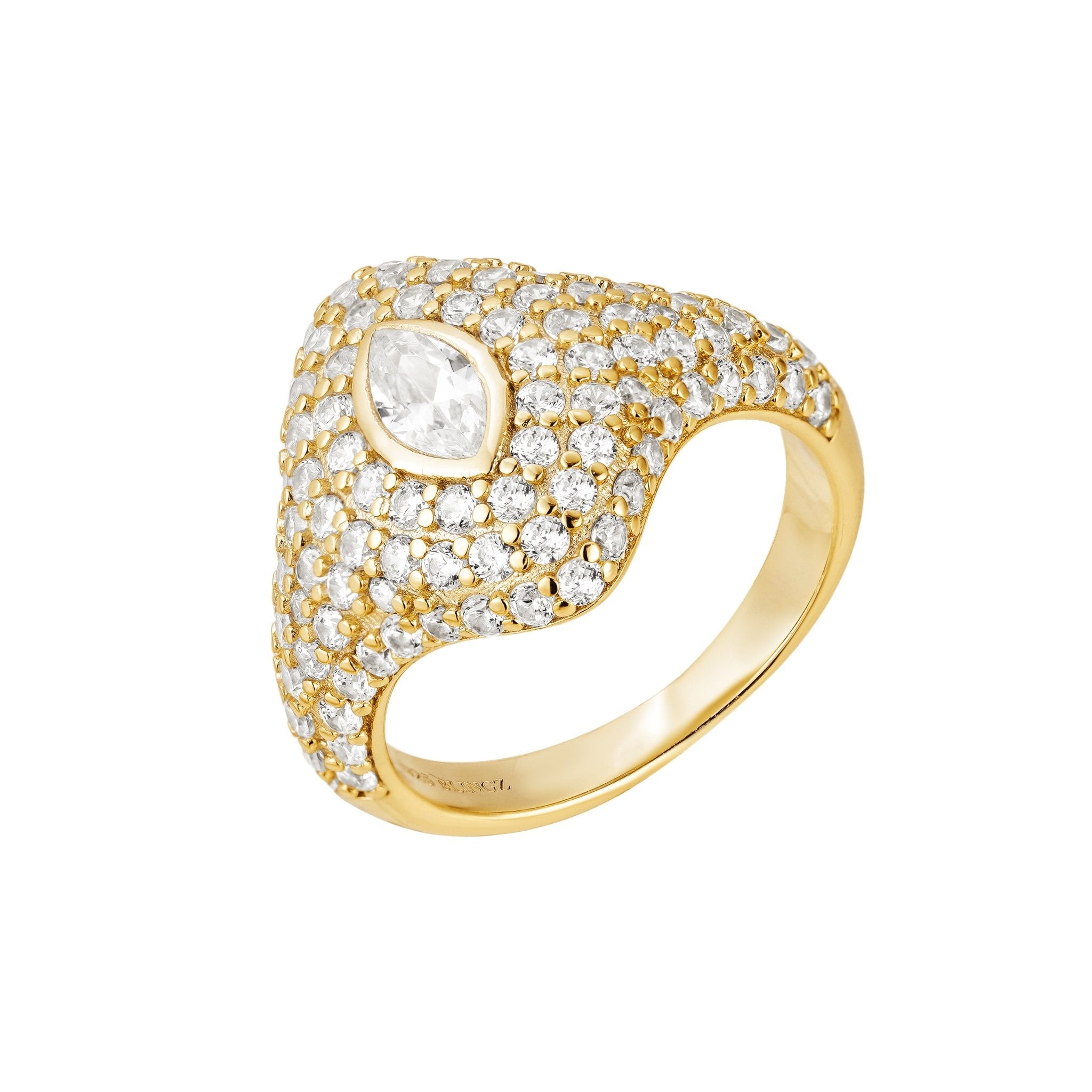 PAMELA PINKY RING - GOLD - BLINGZ