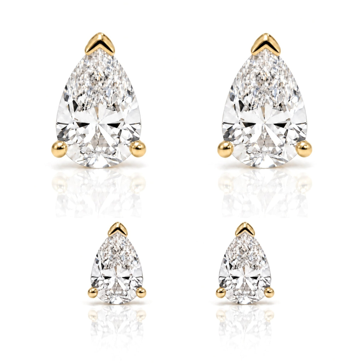 PETRA STUD SET - GOLD - BLINGZ