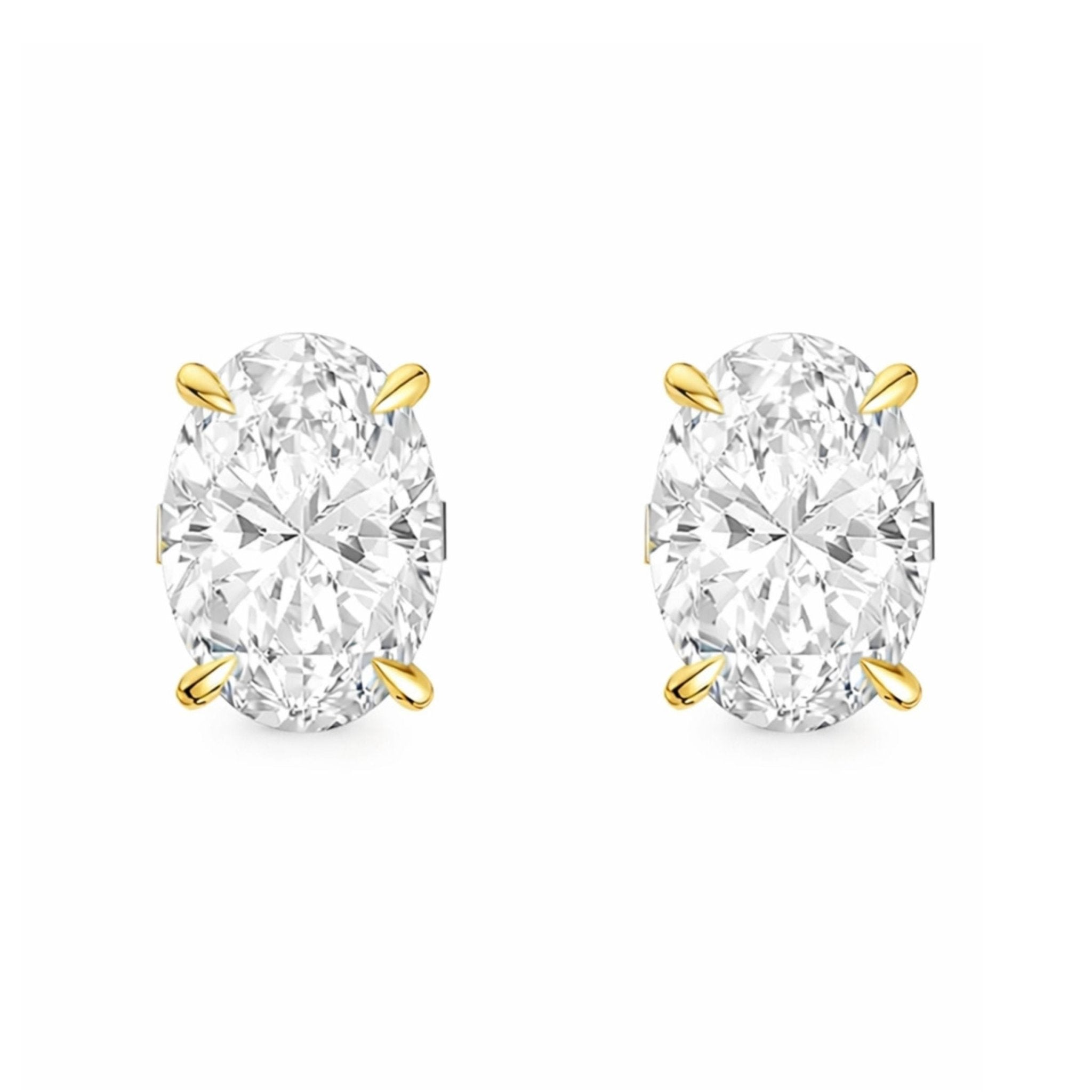 SARA STUDS - GOLD - BLINGZ