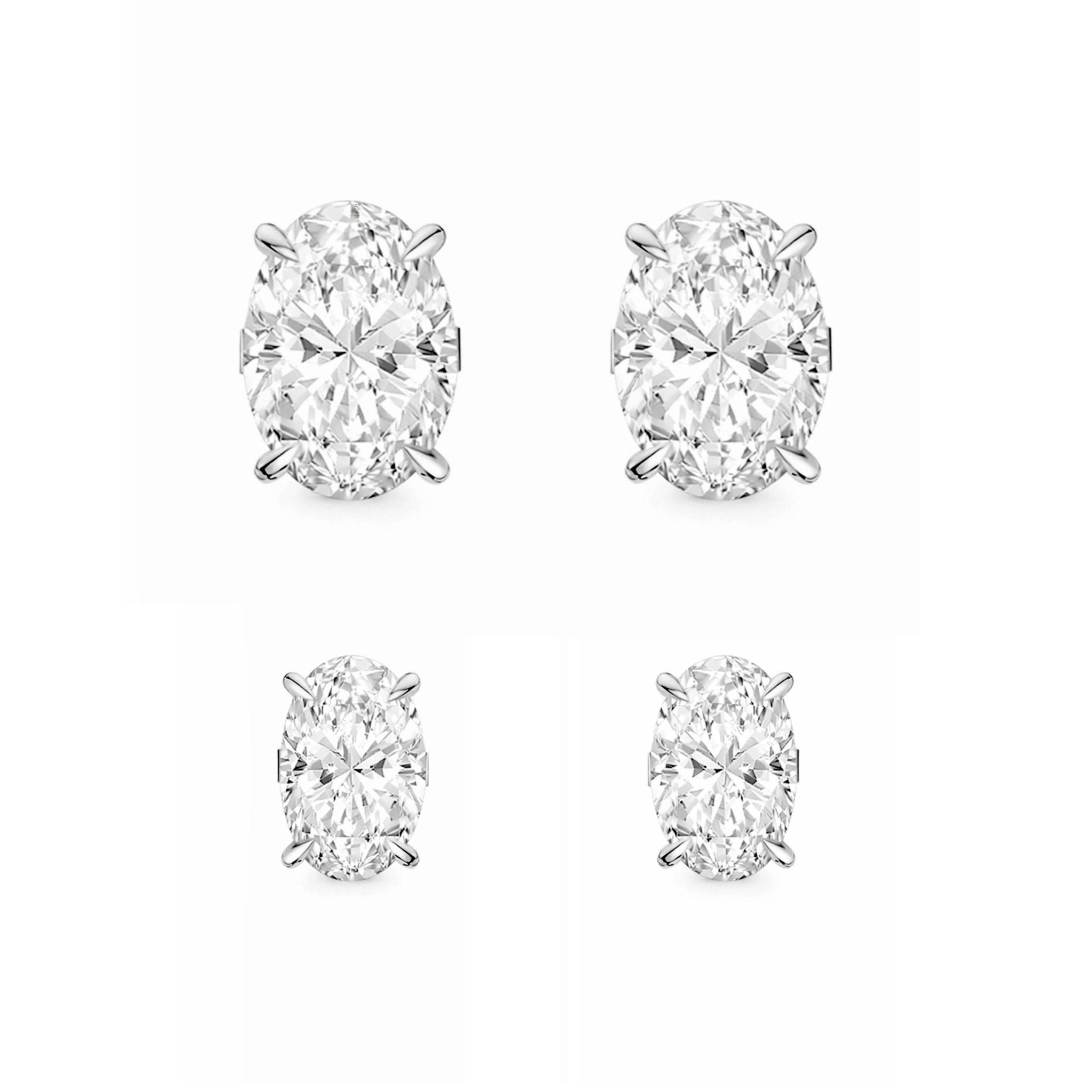 SARA + SUTTON STUD SET - SILVER - BLINGZ