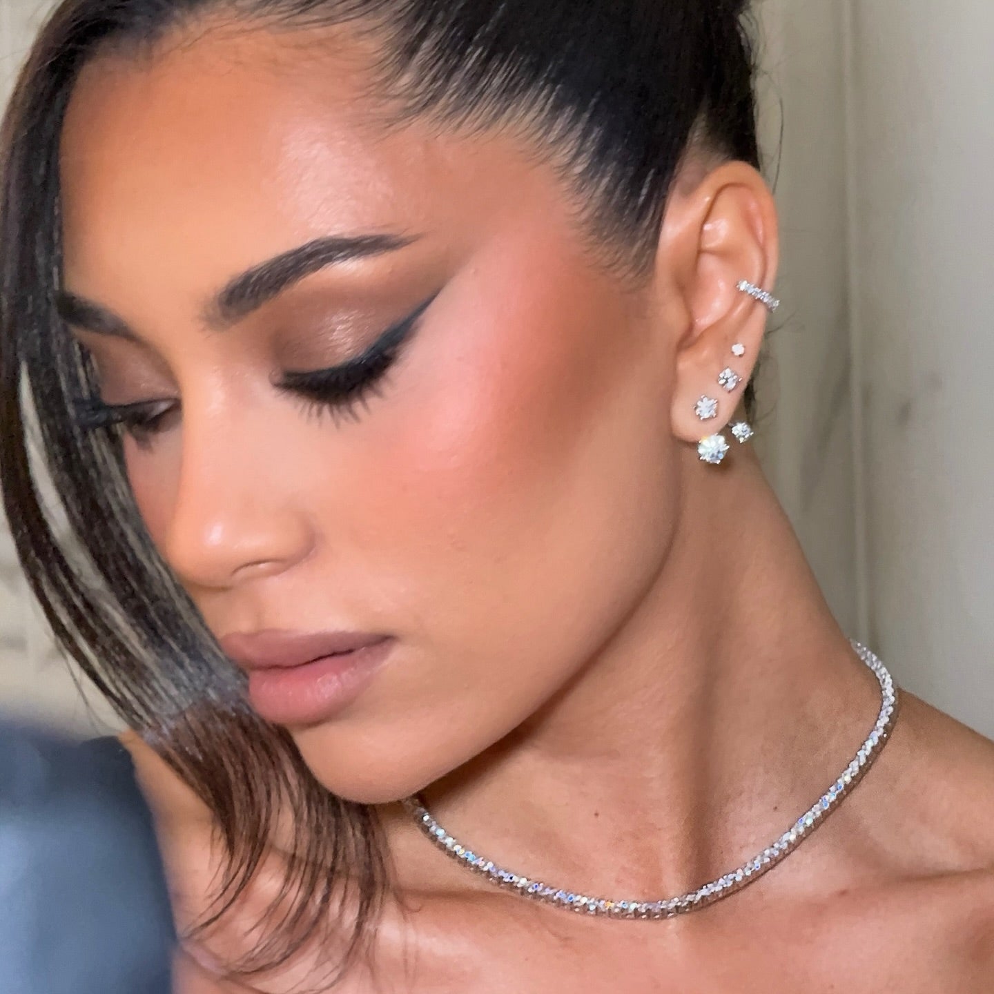 SASHA EARRINGS - SILVER - BLINGZ