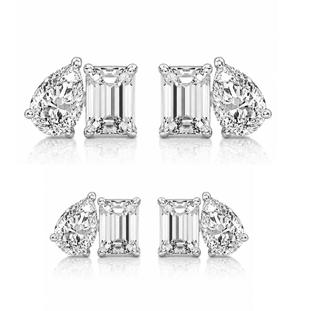 SESTRA STUD SET - SILVER