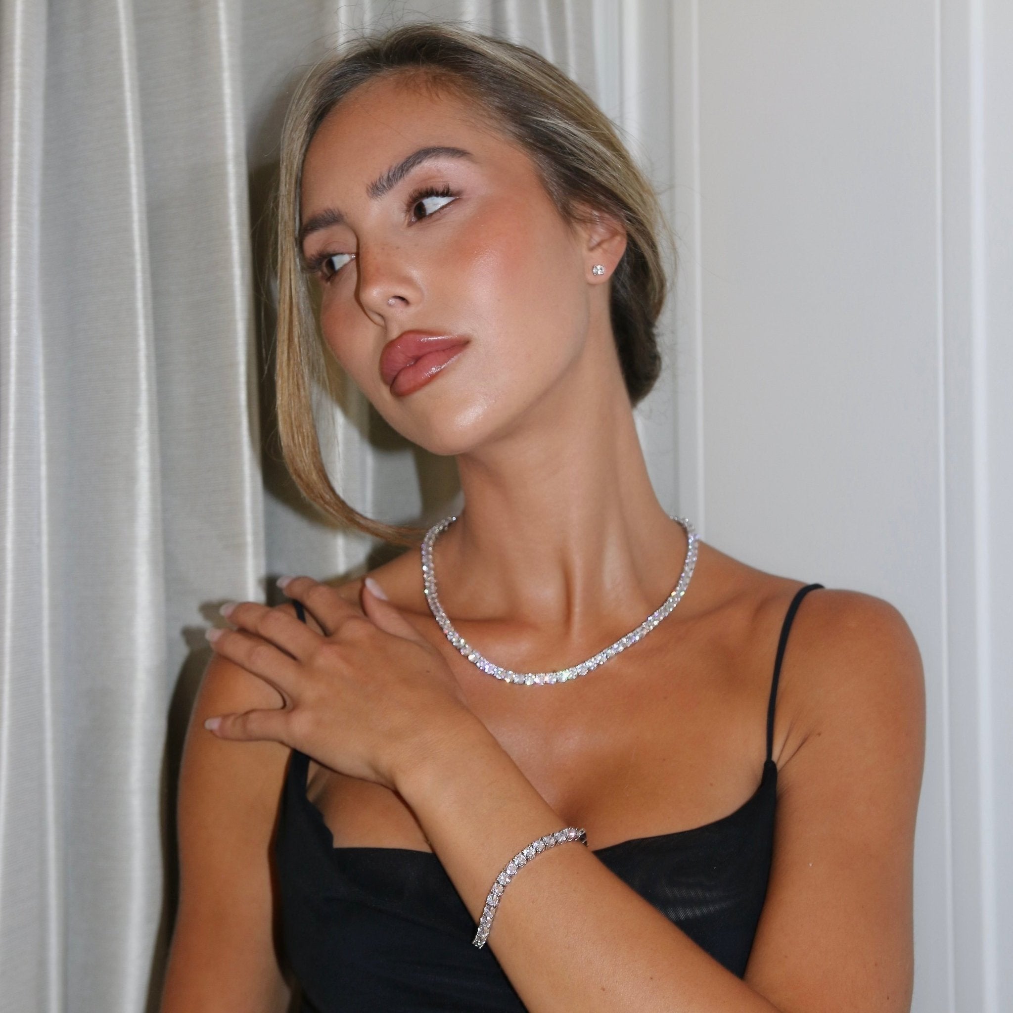 SUTTON STUDS - SILVER - BLINGZ