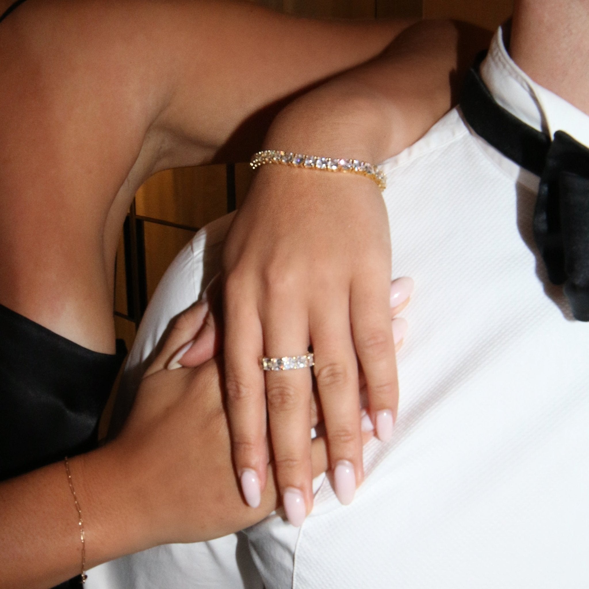 TATIANA BRACELET + MIMI RING SET - GOLD - BLINGZ