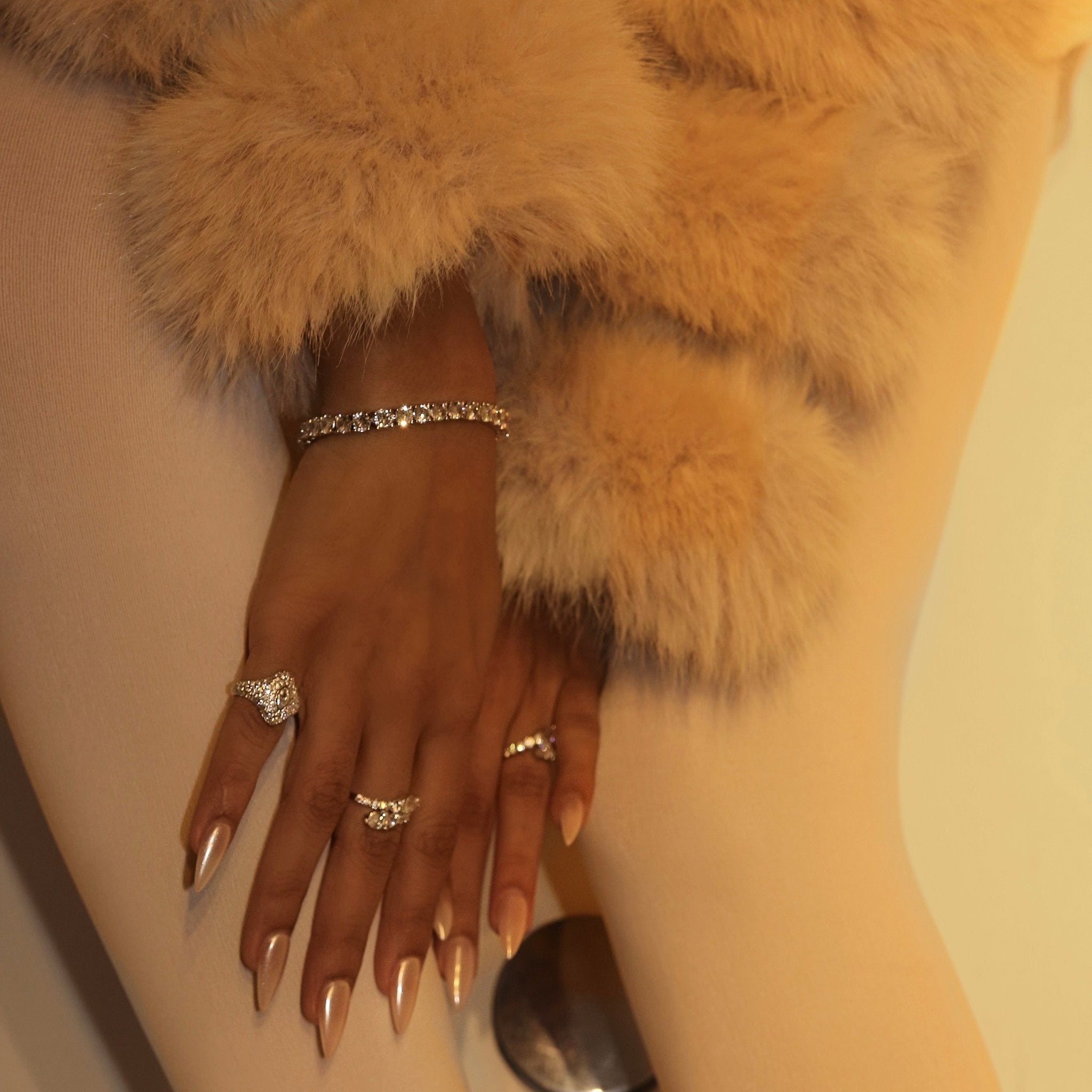 TATIANA TENNIS BRACELET - SILVER - BLINGZ