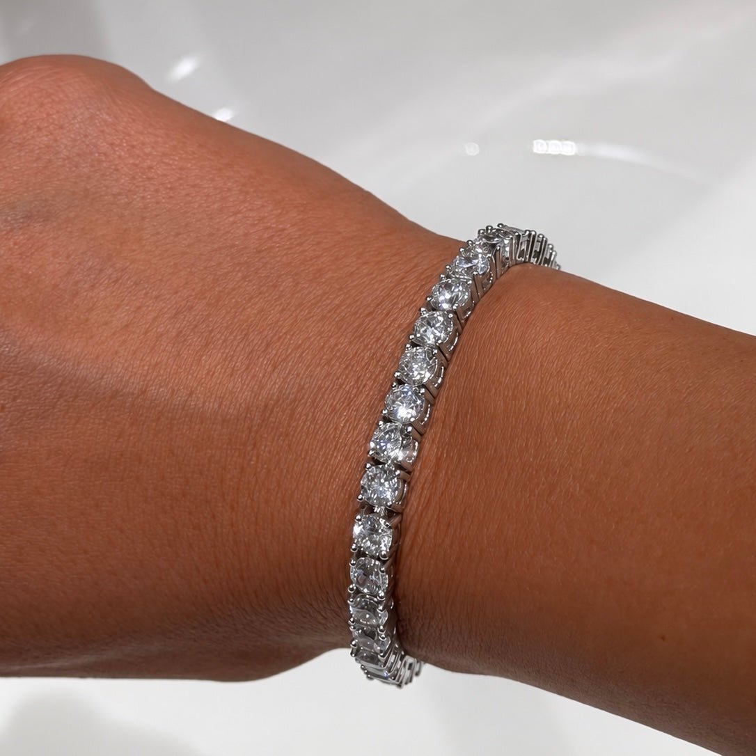 TATIANA TENNIS BRACELET - SILVER - BLINGZ
