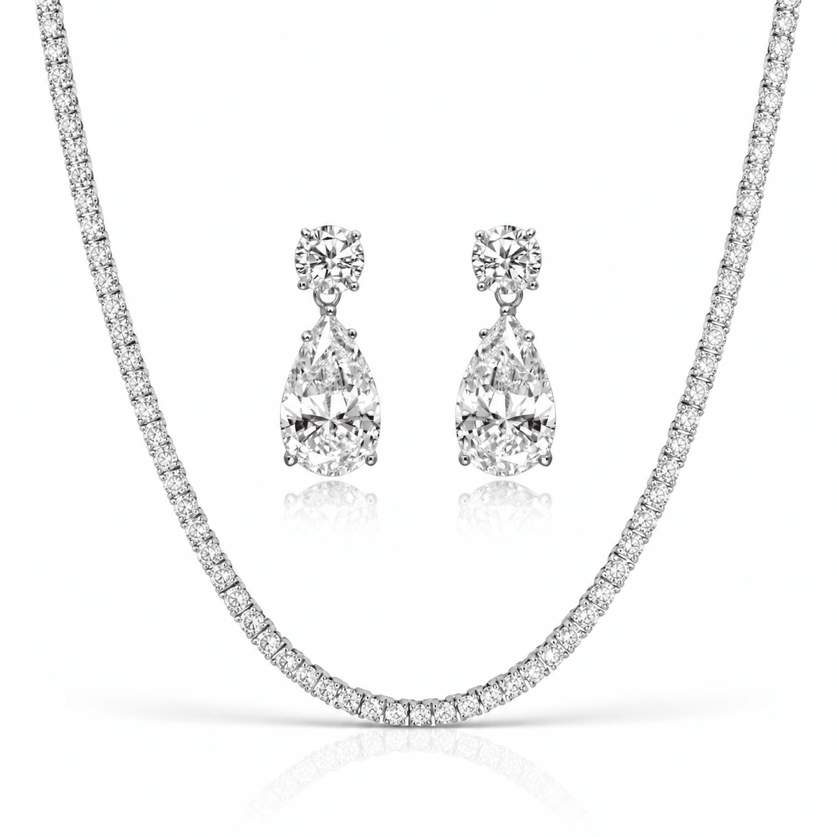 TYRA & KATE SET - SILVER - BLINGZ