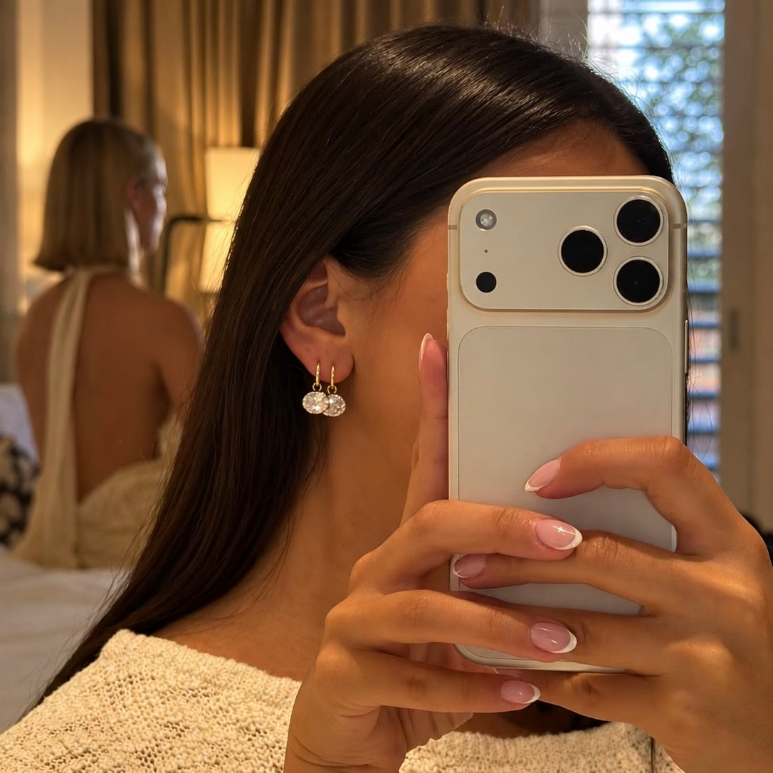 RHODE EARRINGS EARRINGS - TWO TONE (Pre-Order, October 1)