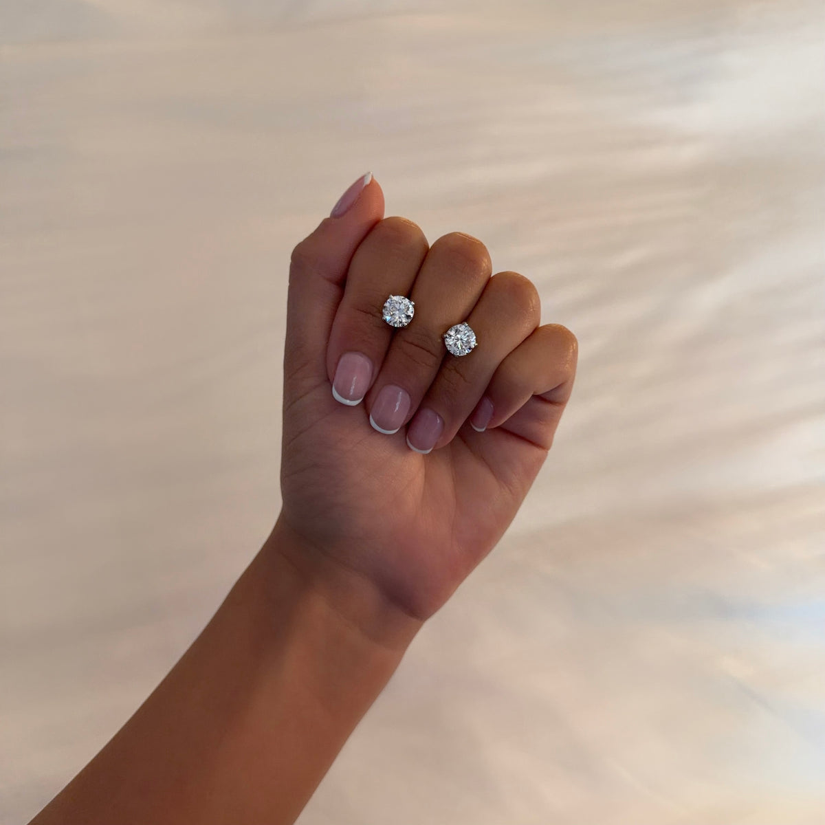 STASIJA 2CT STUDS - SILVER