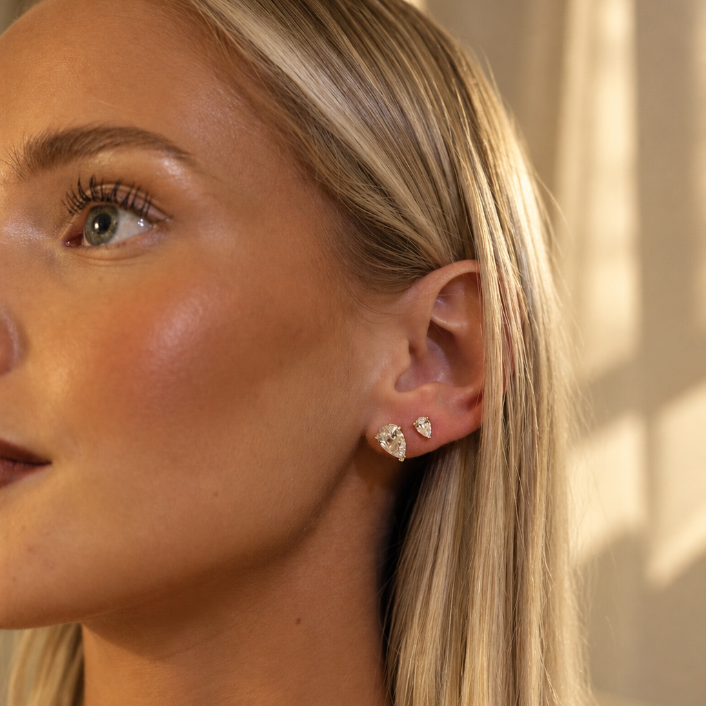PETRA STUD SET - GOLD