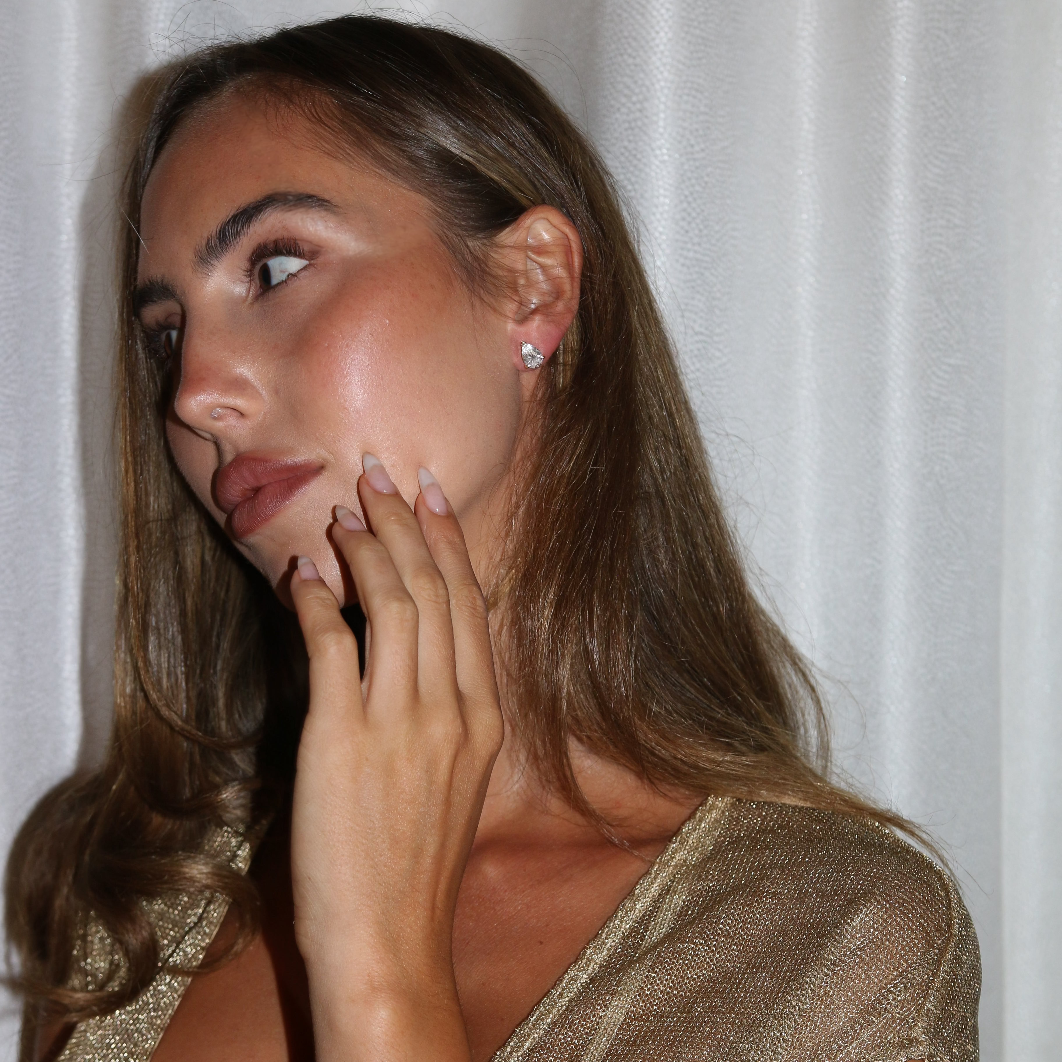 PETRA STUDS - GOLD