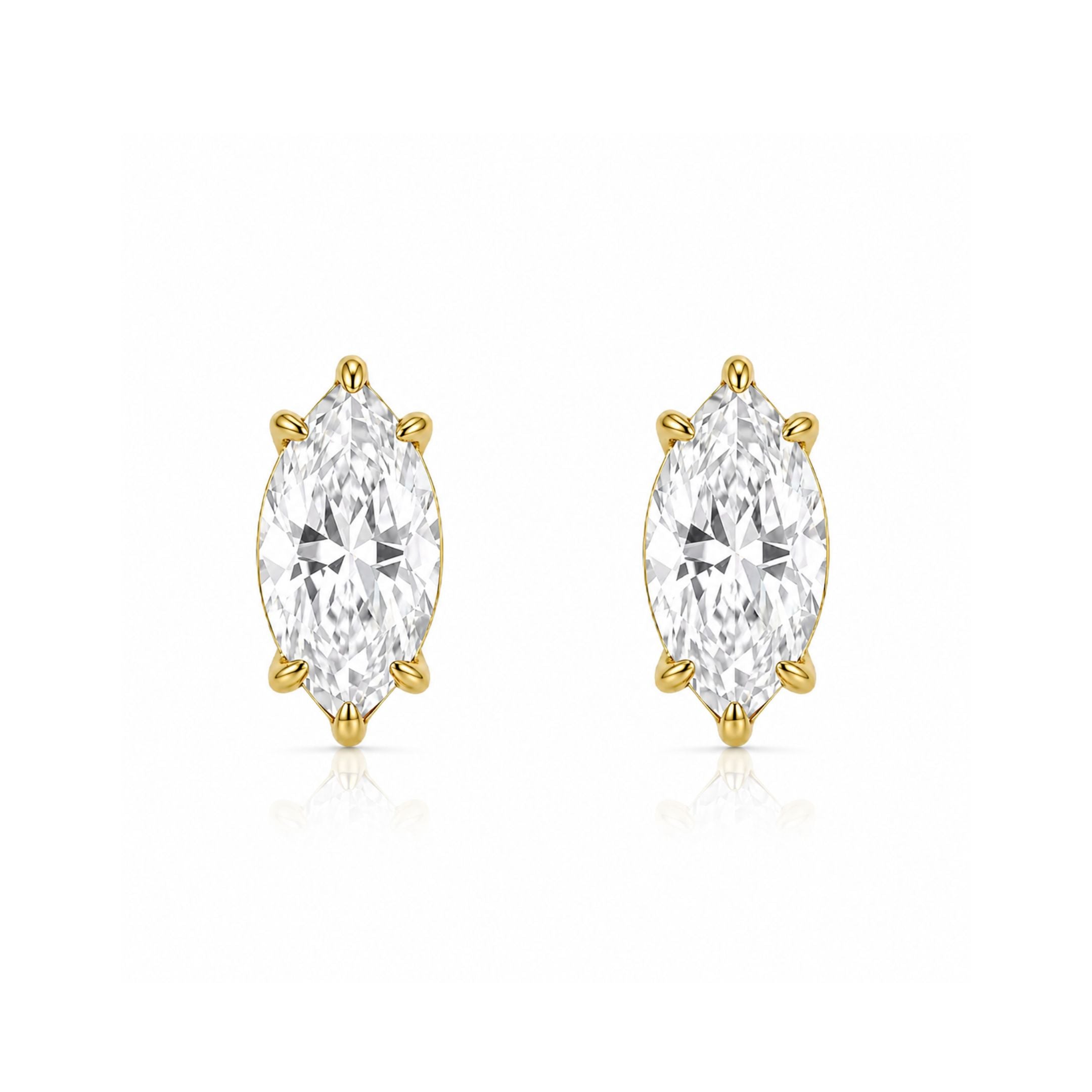MILA STUDS - GOLD