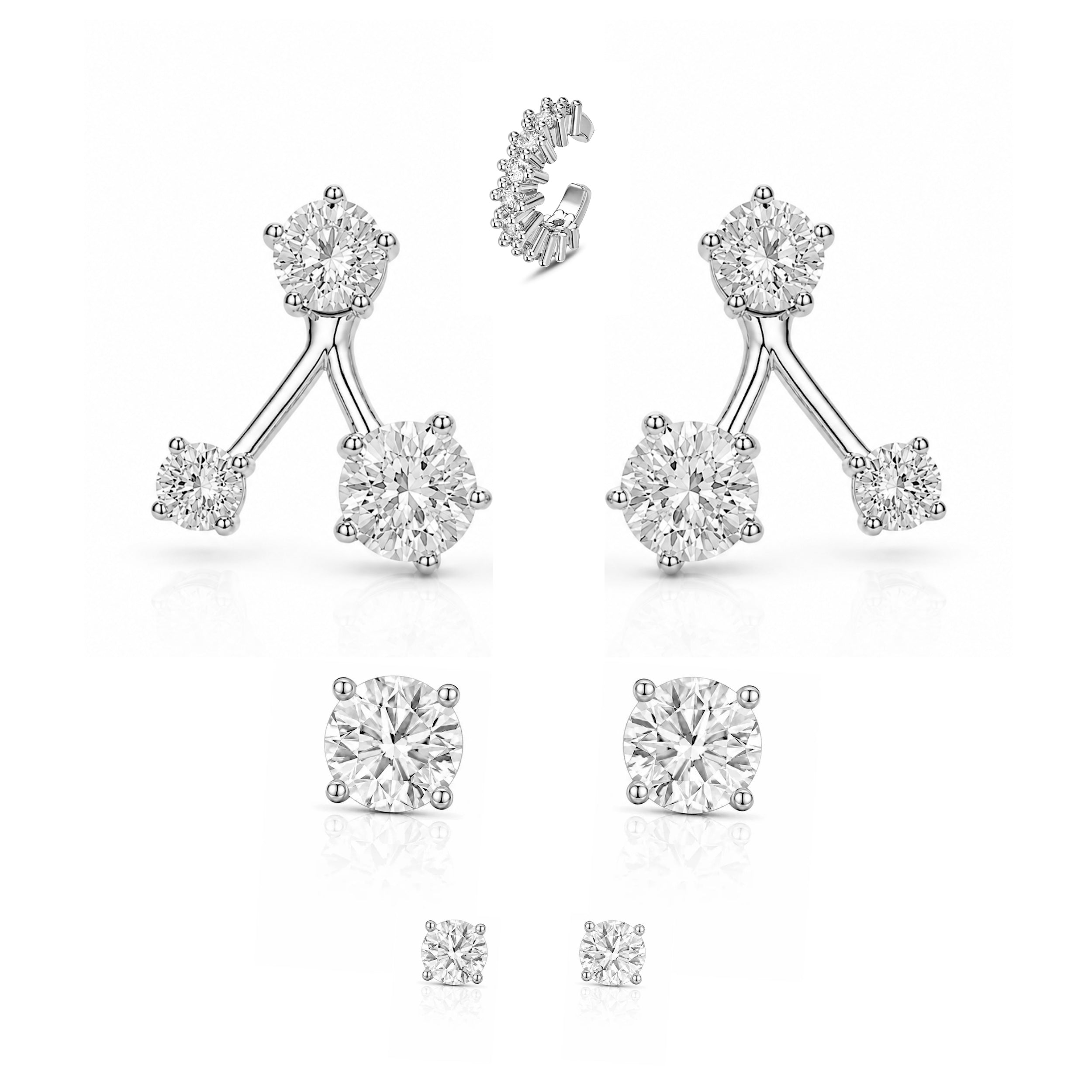 SIGNATURE EAR STACK - SILVER