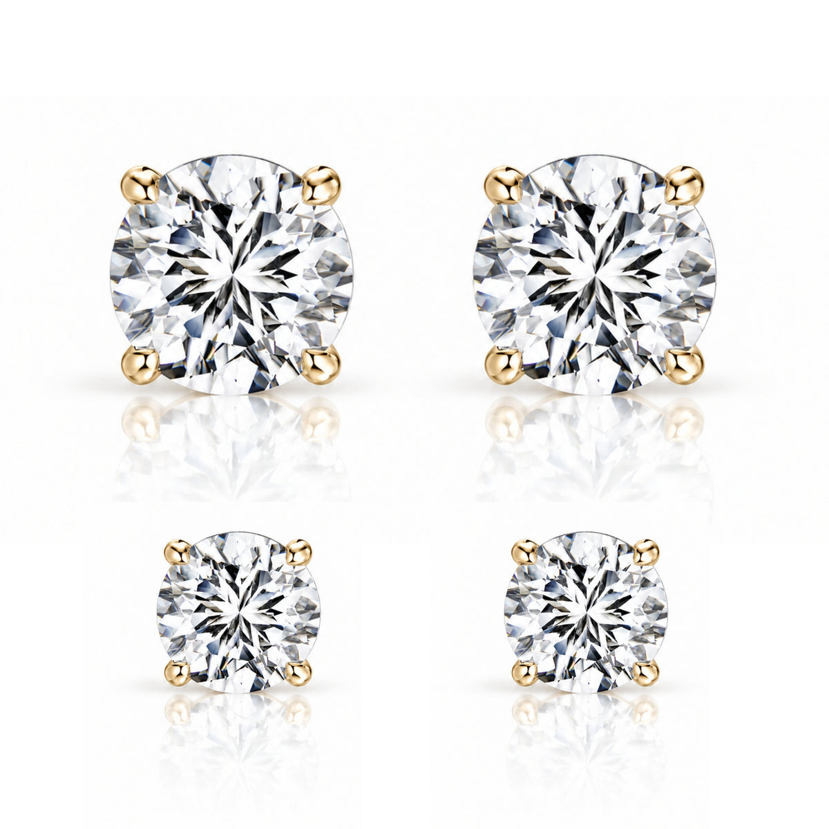 STASIJA STUD SET - GOLD