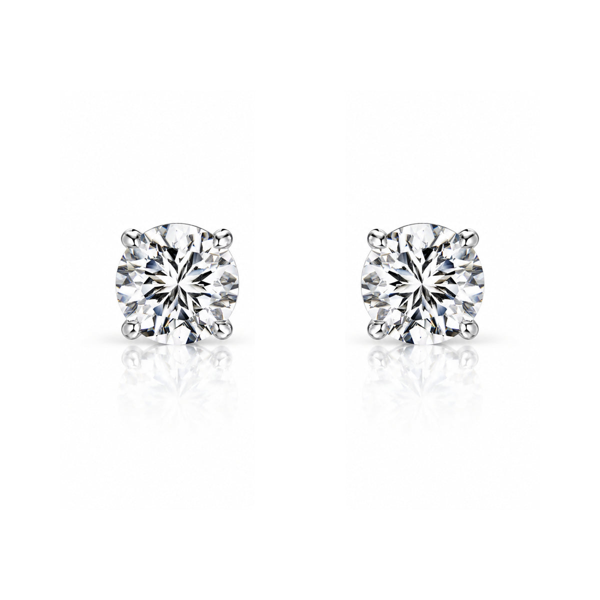 STASIJA 0.5CT STUDS - SILVER