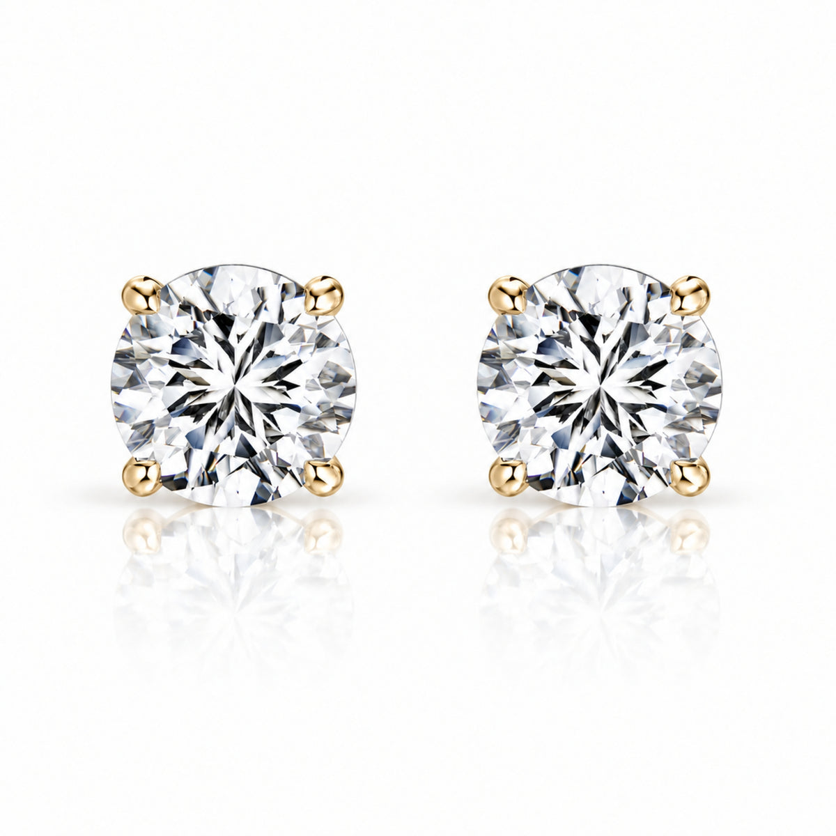 STASIJA 2CT STUDS - GOLD