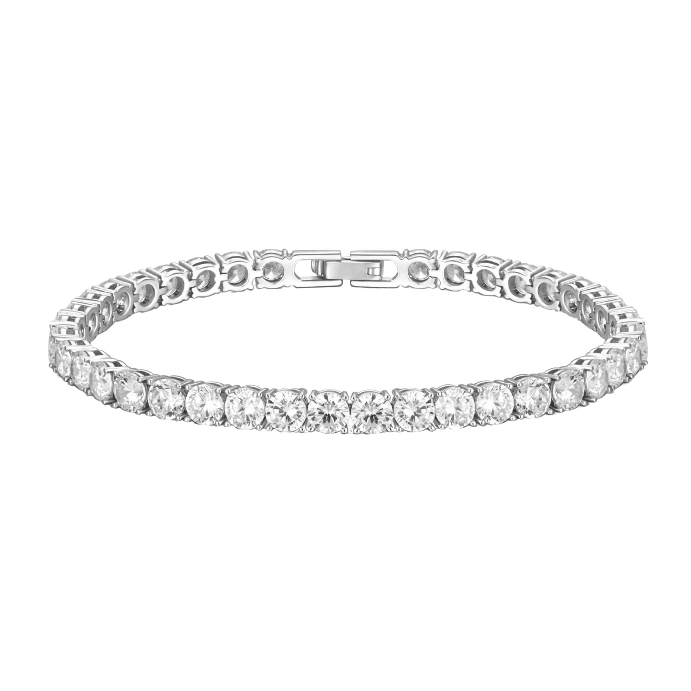 TATIANA TENNIS BRACELET - SILVER