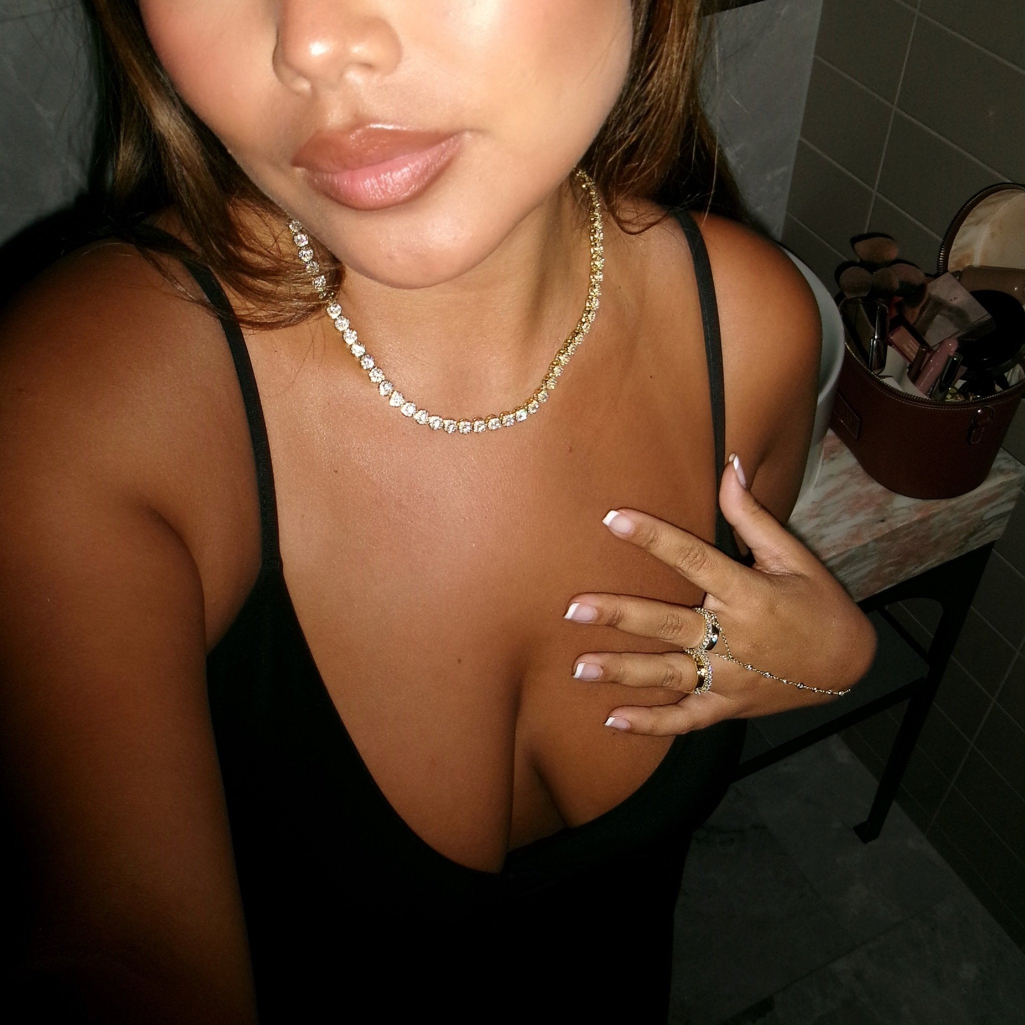 ANGELINA NECKLACE - GOLD - BLINGZ