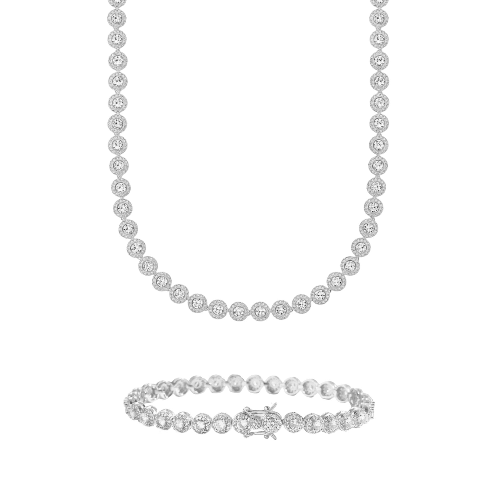 ANGELINA SET - SILVER - BLINGZ