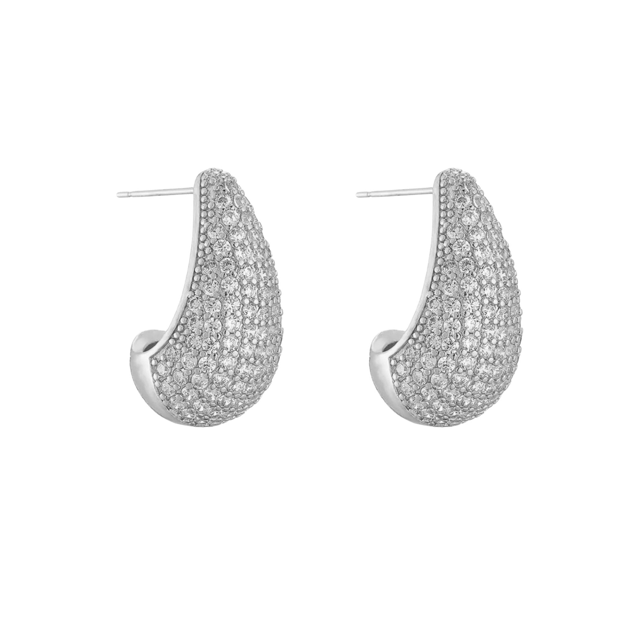 BOTA EARRINGS - SILVER - BLINGZ