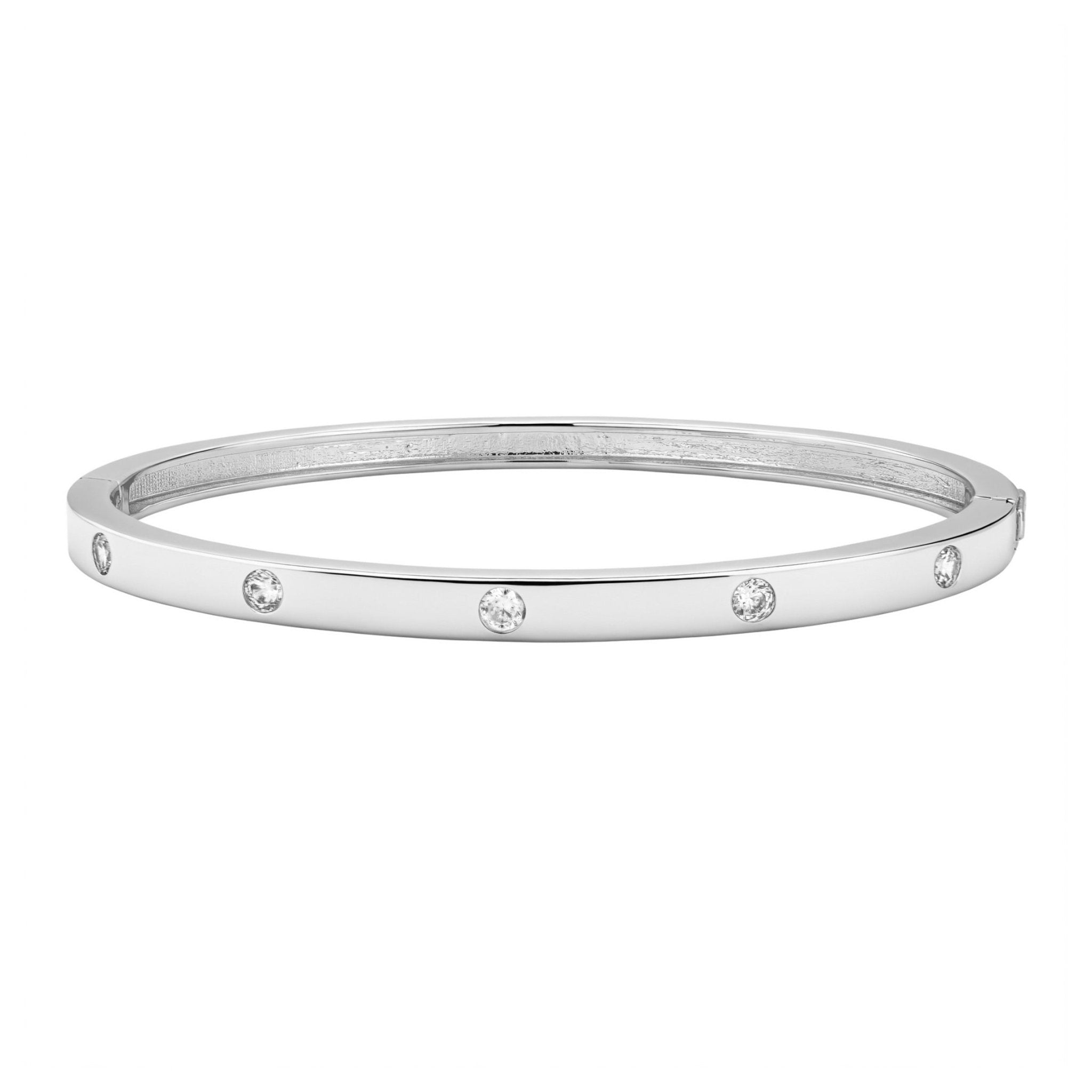 CELINE BANGLE - SILVER - BLINGZ