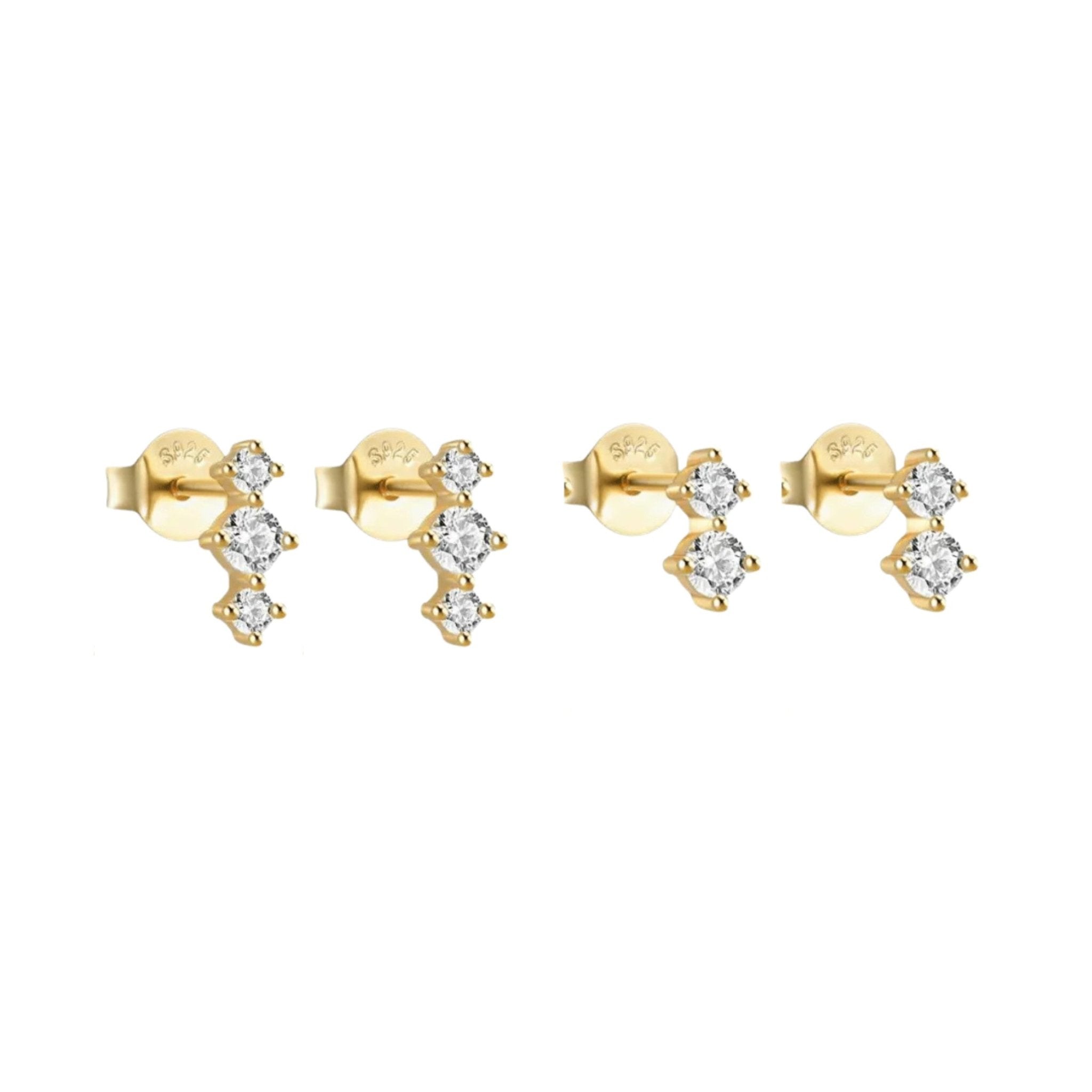 CHELSEA EARRING SET - GOLD - BLINGZ