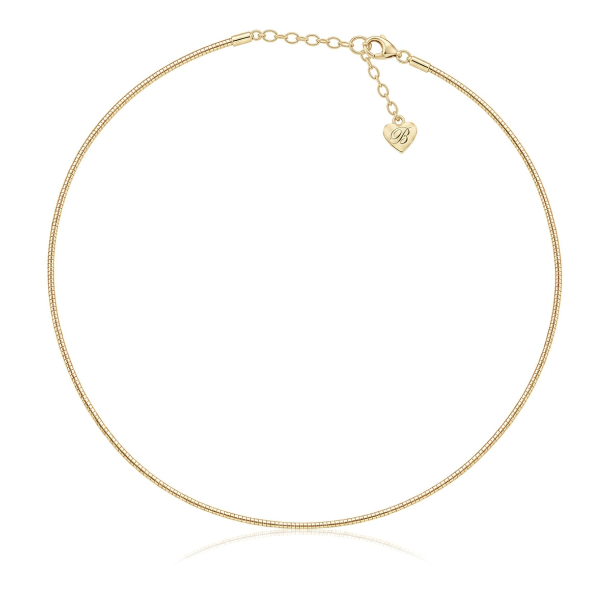 CHOKER COLLAR NECKLACE - GOLD - BLINGZ
