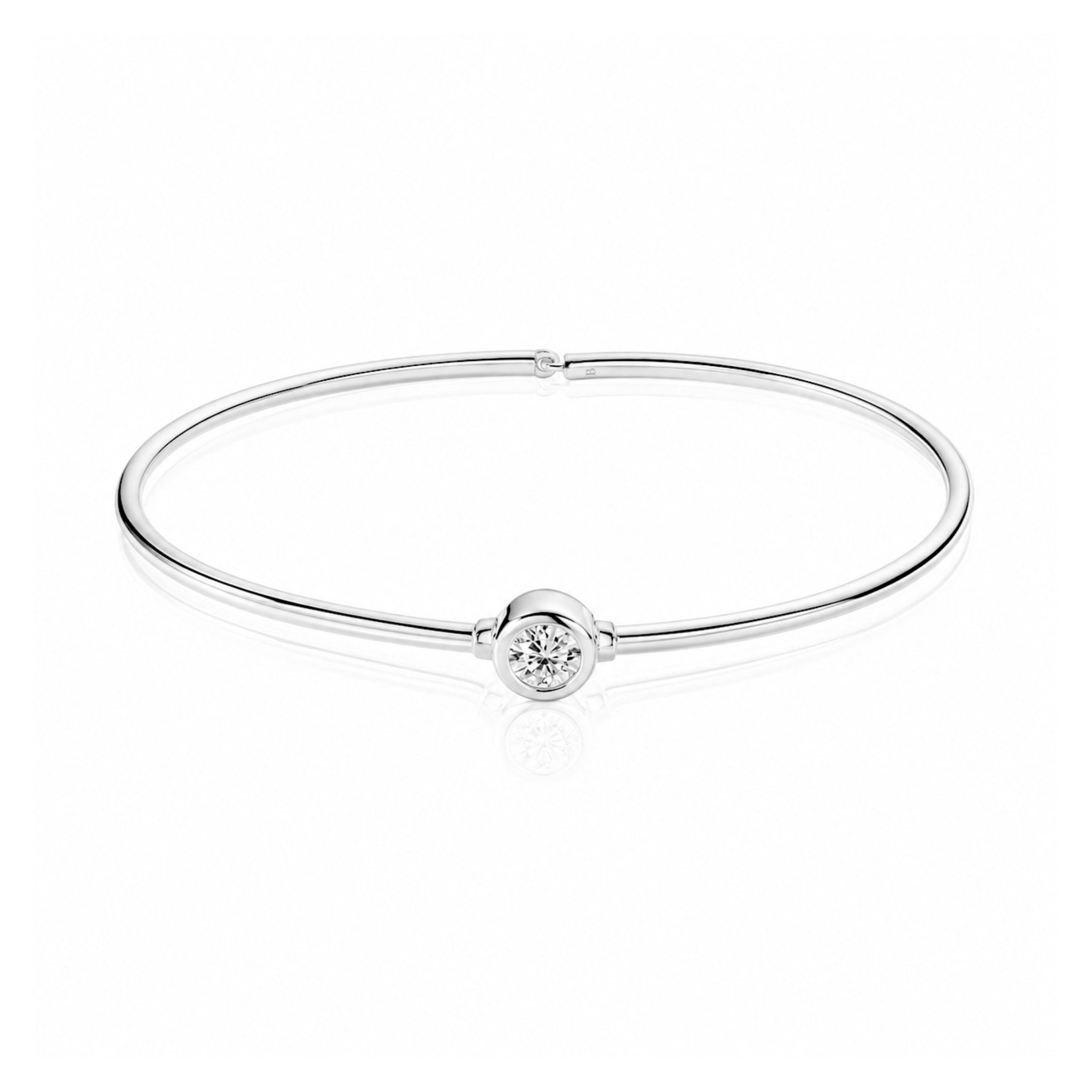 CHRISSY BANGLE - SILVER - BLINGZ