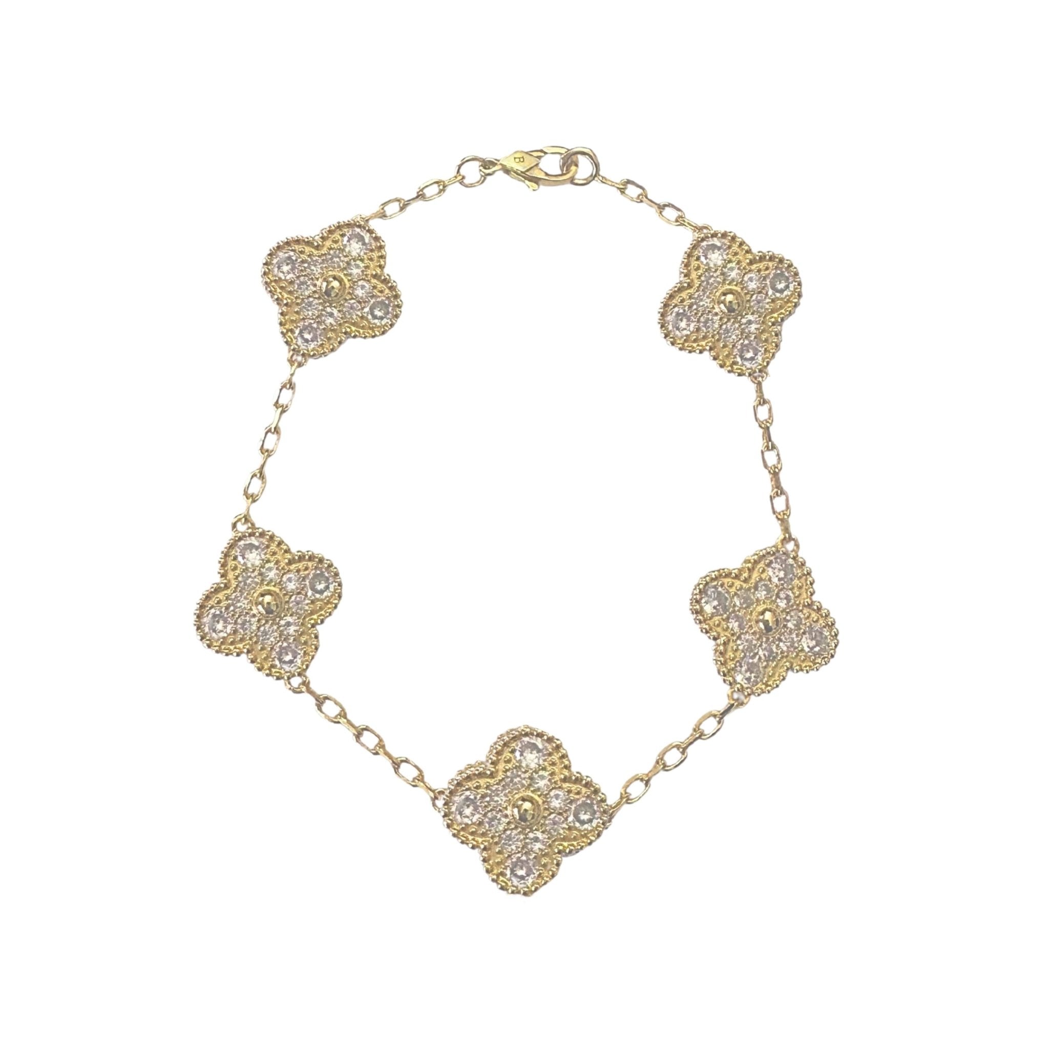 CRYSTELLE BRACELET - GOLD - BLINGZ