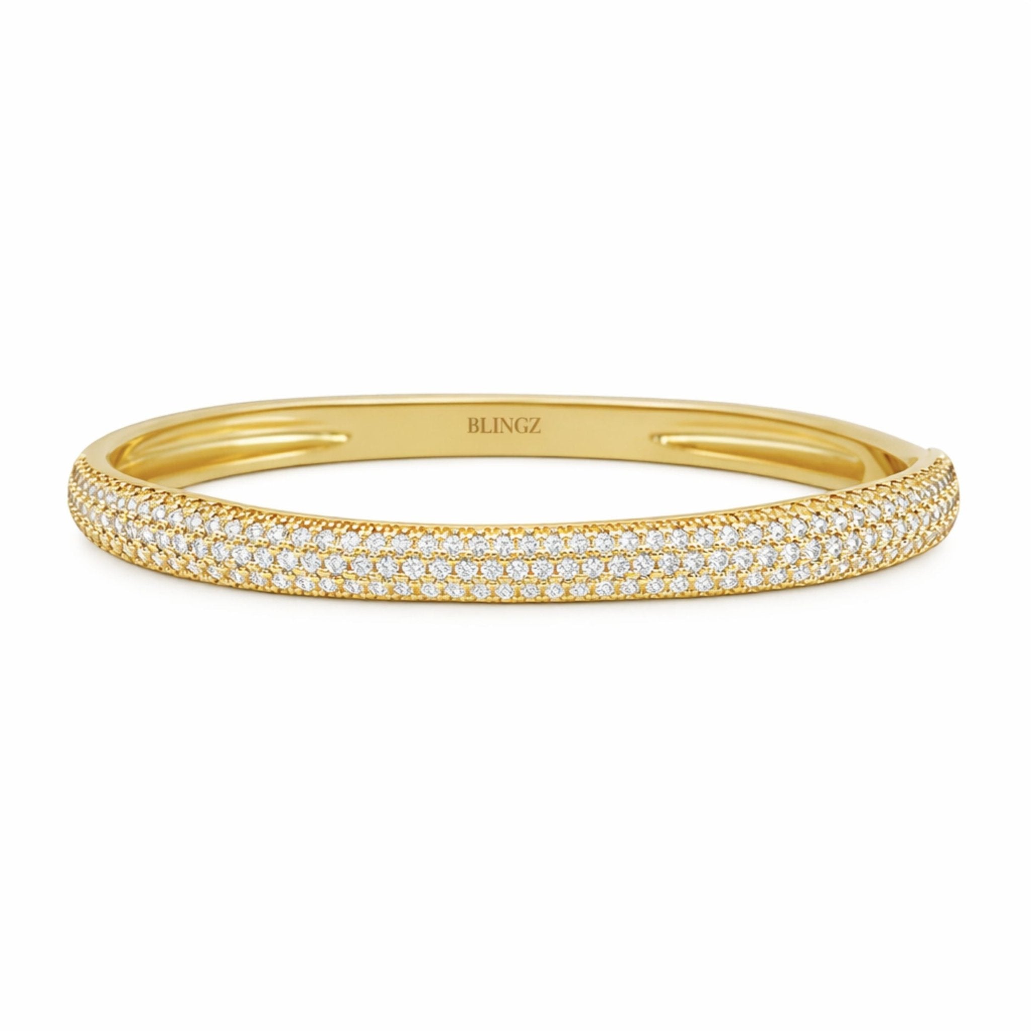 DANIELA DIAMANTE BANGLE - GOLD - BLINGZ