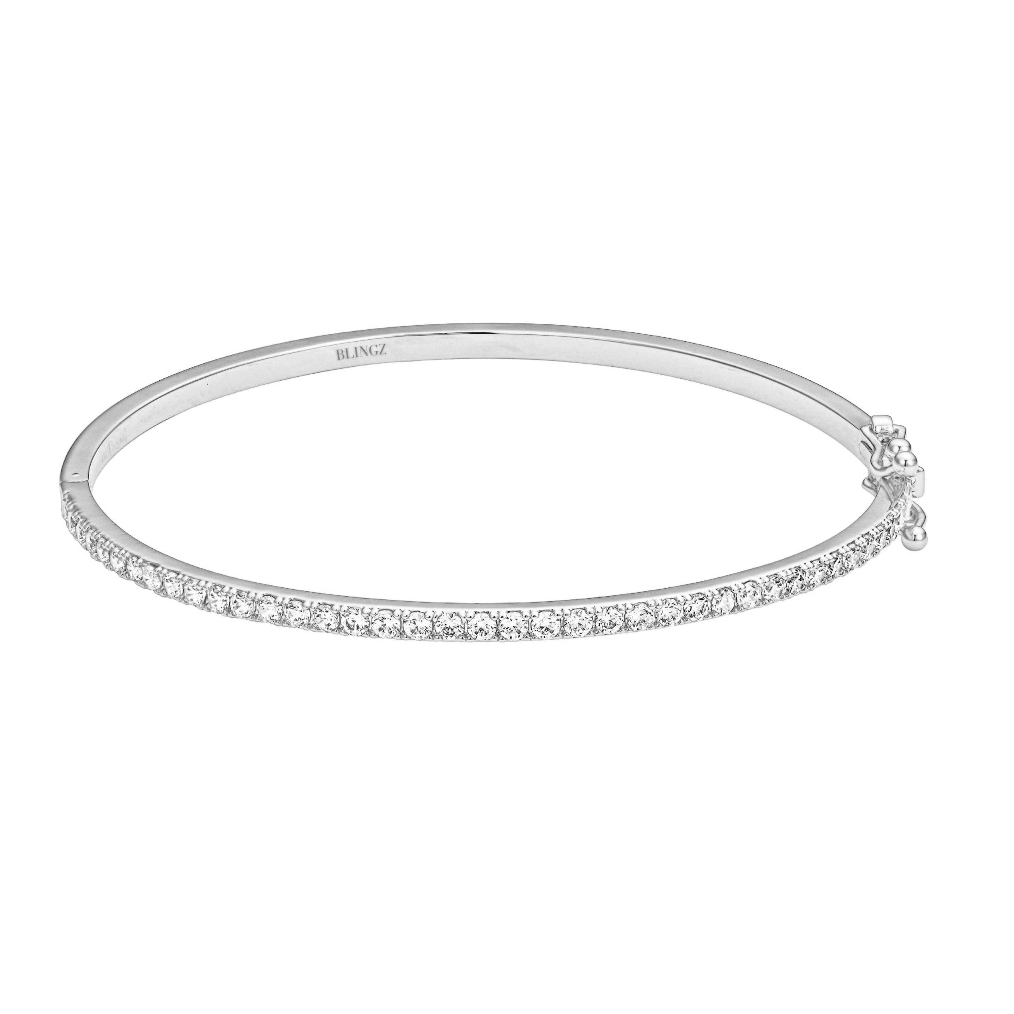 DARIA BANGLE - SILVER (Restocking Oct 23) - BLINGZ