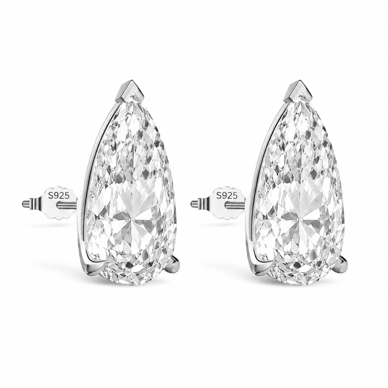 HAILEY STUDS - SILVER - BLINGZ