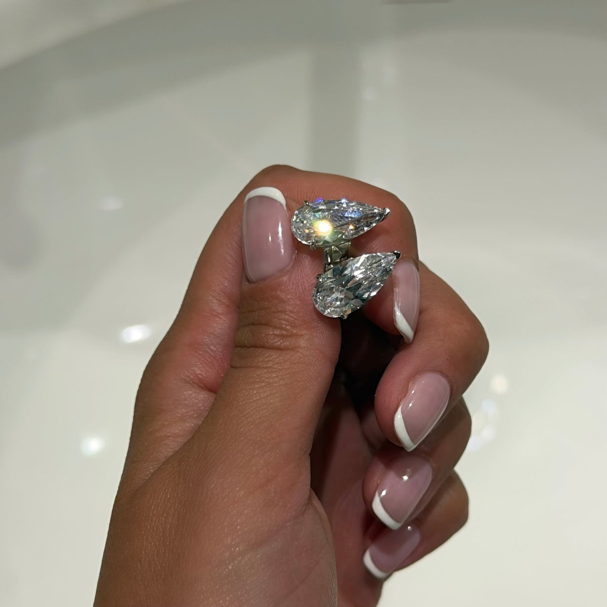 HAILEY STUDS - SILVER - BLINGZ